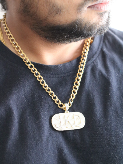 Real 925 Silver Customize Pendant for him 1.60 MM Millie Hip Hop Pendant - JayKrishna Diamond