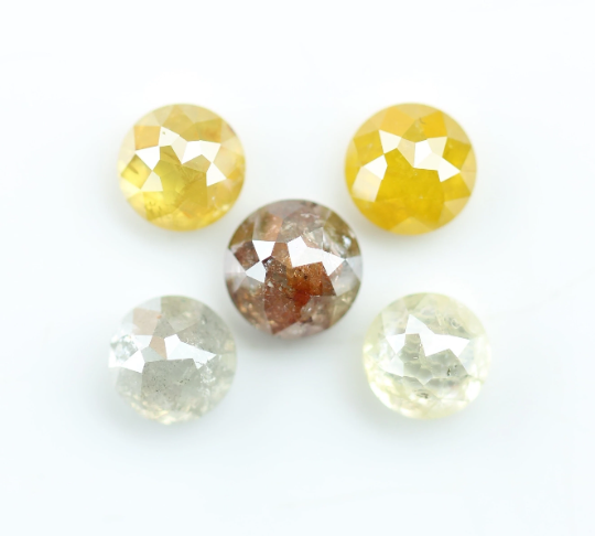 2.64 CT Natural Loose Multicolor Rose Cut Diamond For Making Wedding Jewelry - JayKrishna Diamond