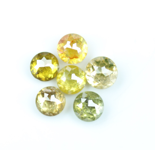 1.75 CT Round Rose Cut Mix Color Diamond For Making Beautiful Jewelry - JayKrishna Diamond