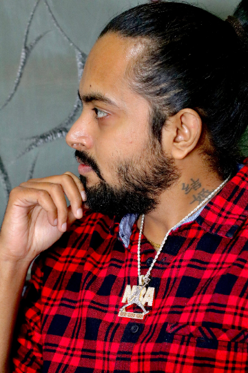 925 sterling silver NBA Never Broke Again Simulated Diamond Hip Hop Pendant 1.60 MM Millie - JayKrishna Diamond