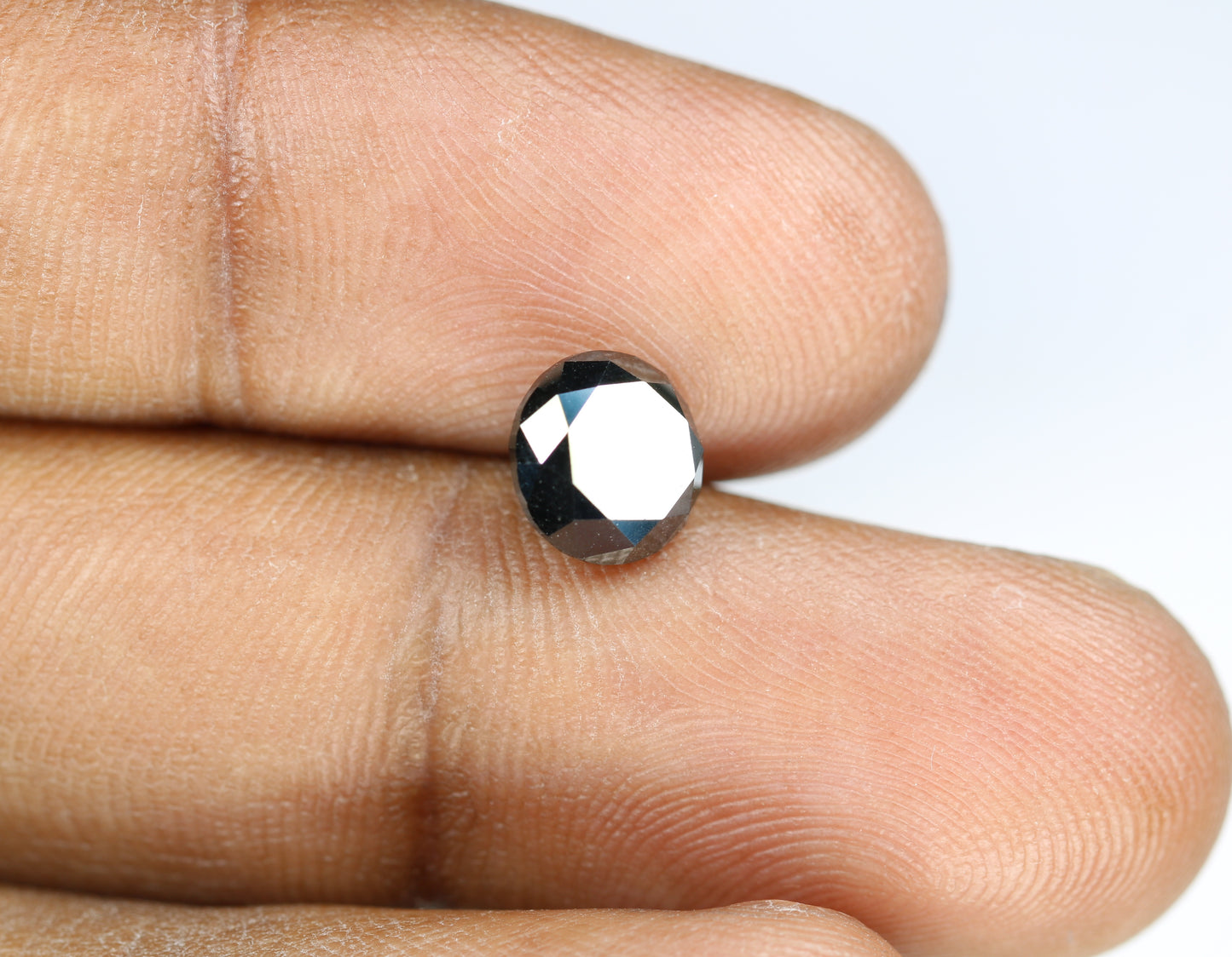 2.58 CT Brilliant Cut Black Round Diamond For Engagement Ring - JayKrishna Diamond