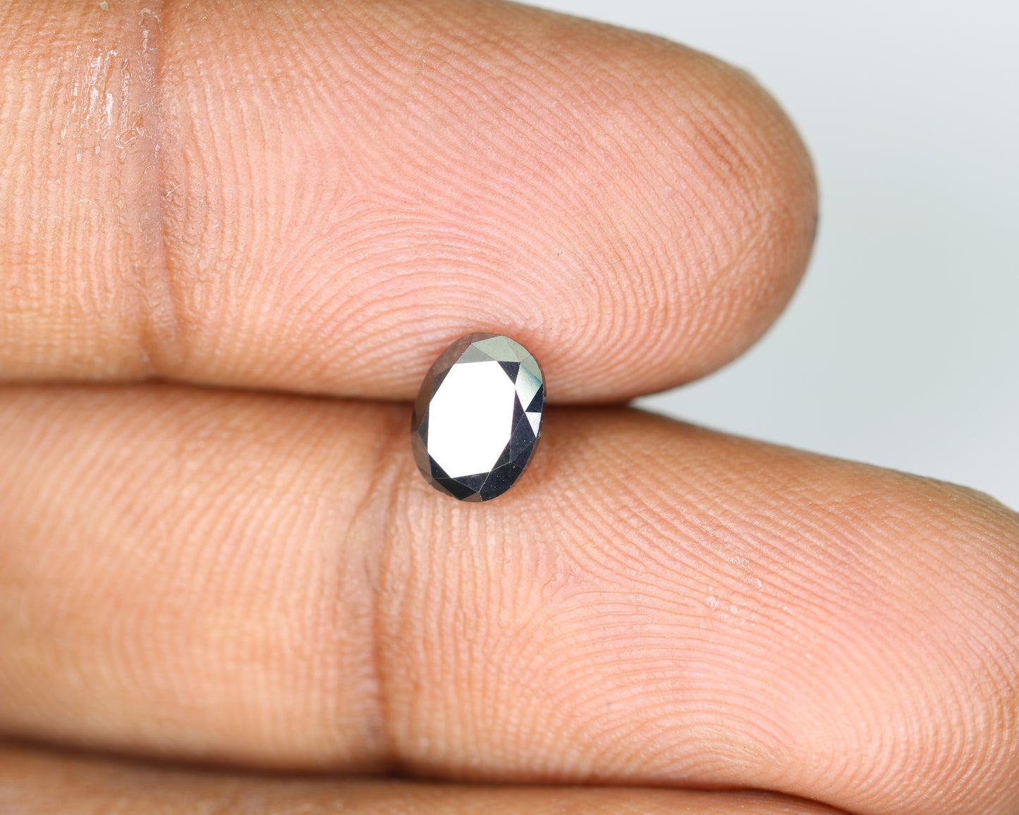 1.03 CT Black Oval Shape Natural Loose Diamond For Making Beautiful Jewelry - JayKrishna Diamond