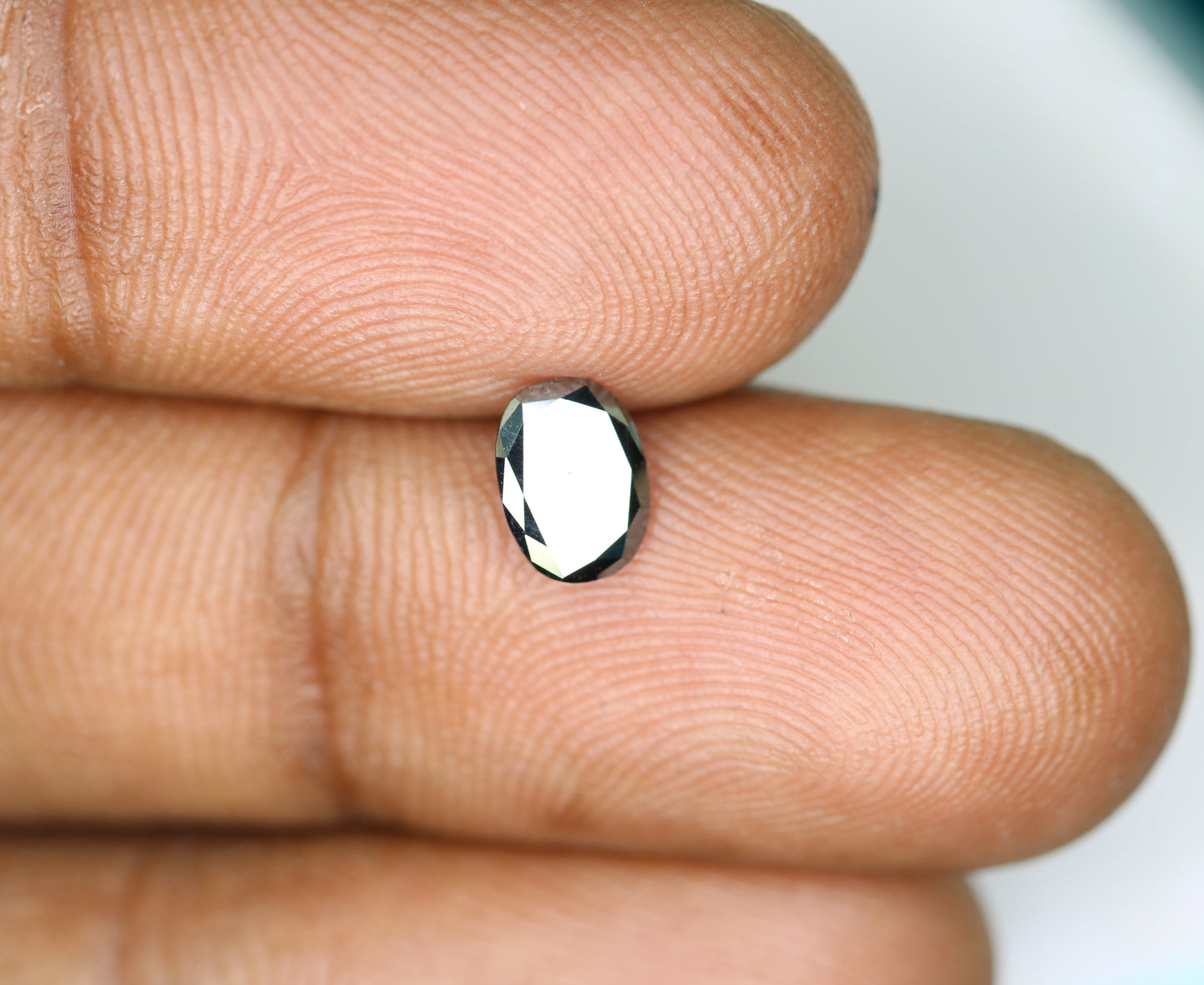 0.63 CT Black Oval Diamond for a Sophisticated Anniversary Gift Ring: Distinctive Gemstone Jewelry Piece - JayKrishna Diamond