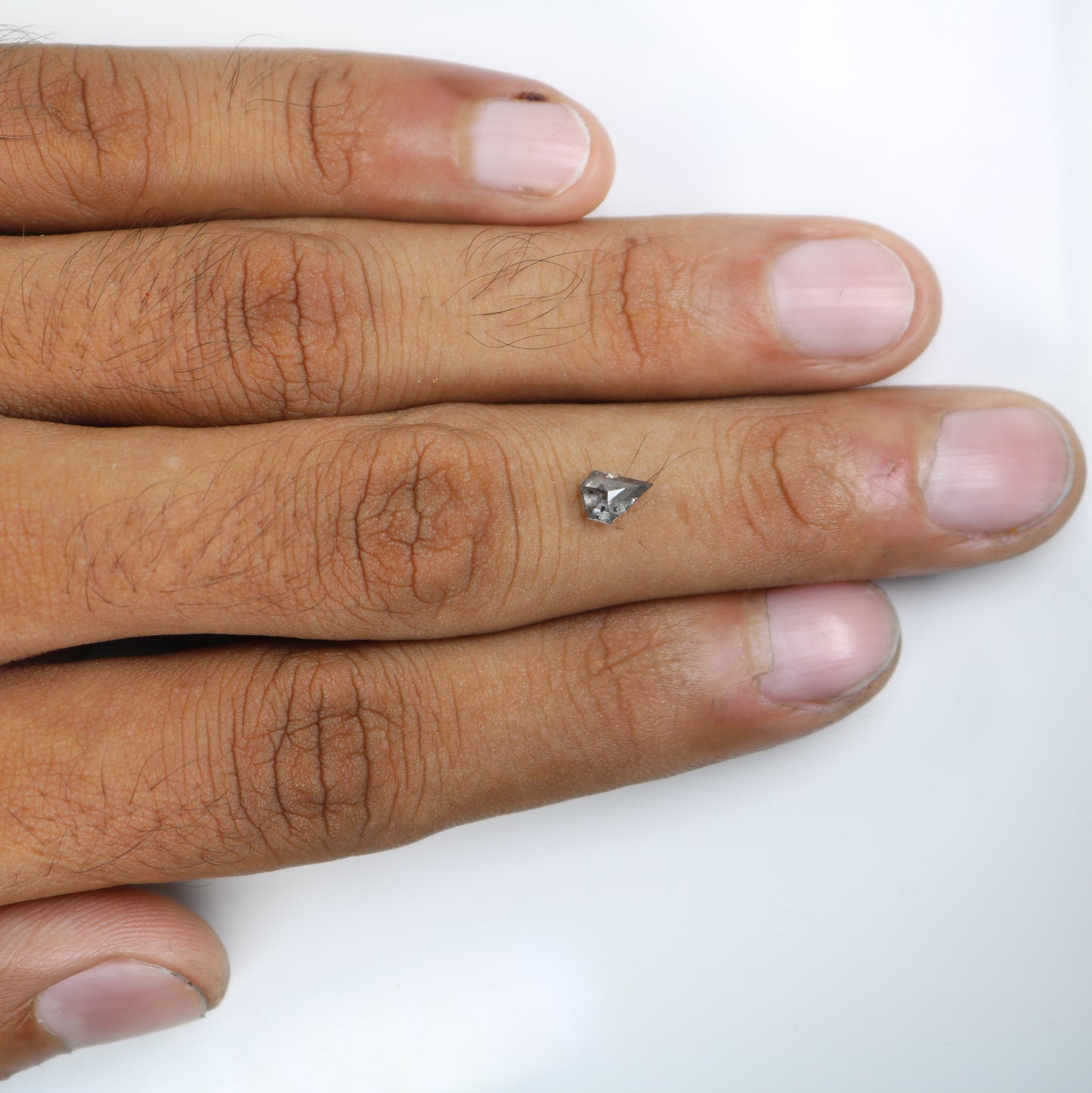 0.54 CT Fancy Salt And Pepper Antique Diamond For Statement Jewelry | Anniversary Gift | Birthday Gift - JayKrishna Diamond