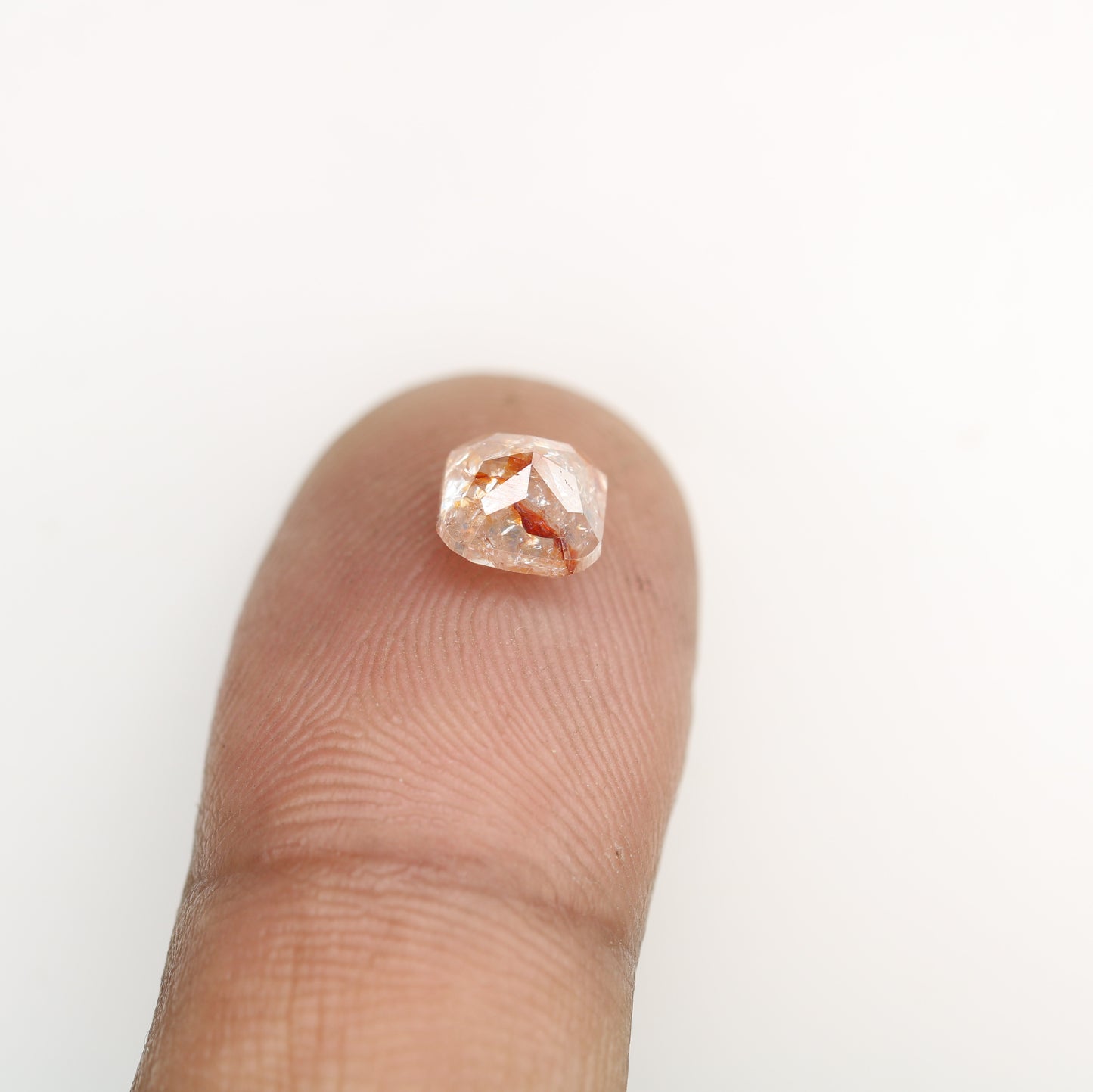 1.69 CT Natural Loose Peach Color Cushion Shape Diamond for Engagement Ring - JayKrishna Diamond