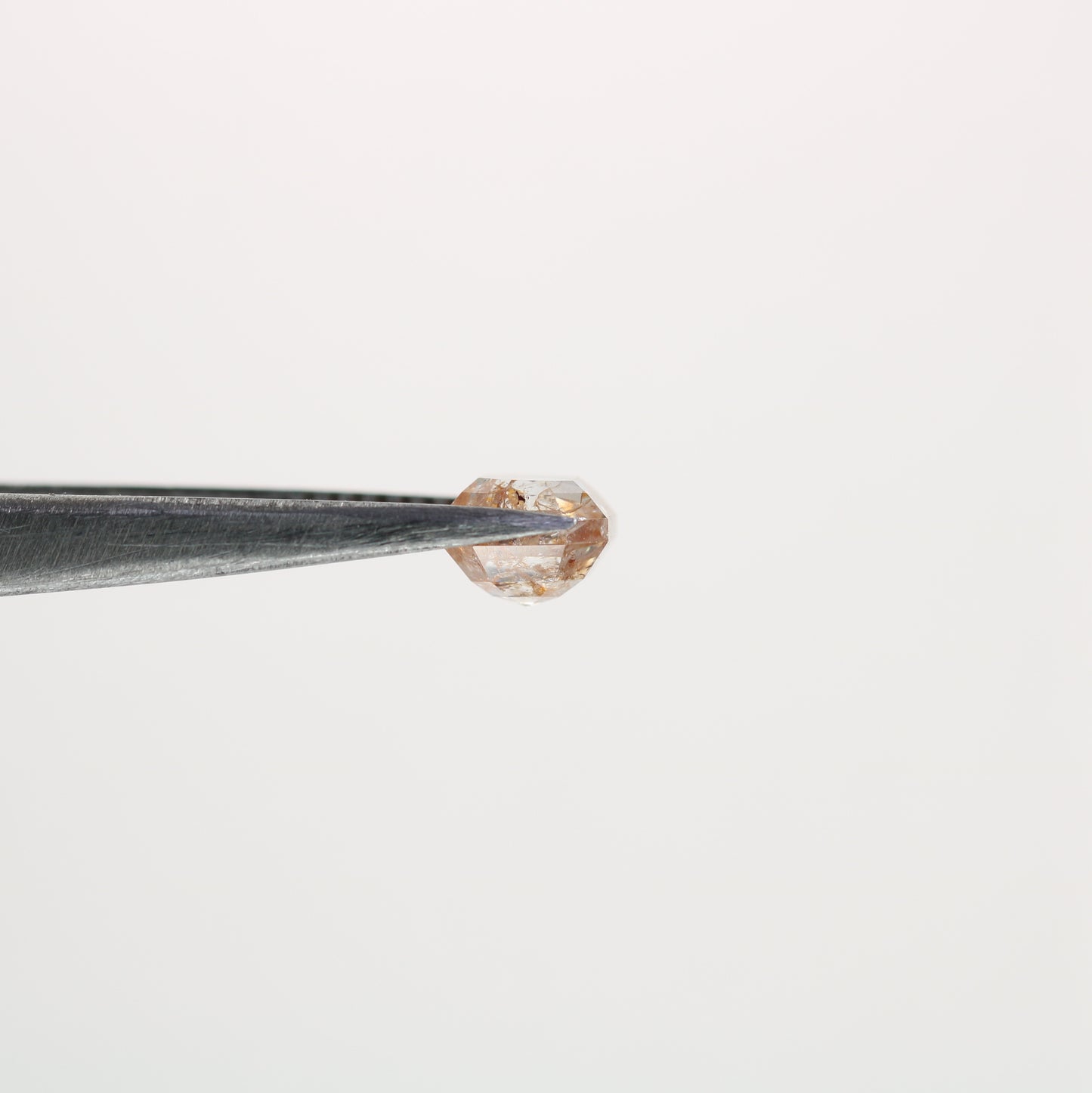 1.43 CT Natural Loose Peach Color Emerald Shape Diamond for Engagement Ring - JayKrishna Diamond