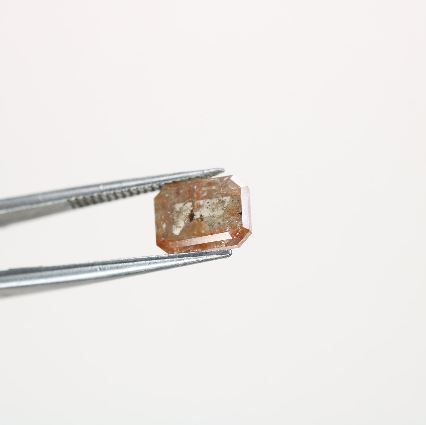 2.05 CT Natural Loose Peach Color Emerald Shape Diamond for Engagement Ring - JayKrishna Diamond