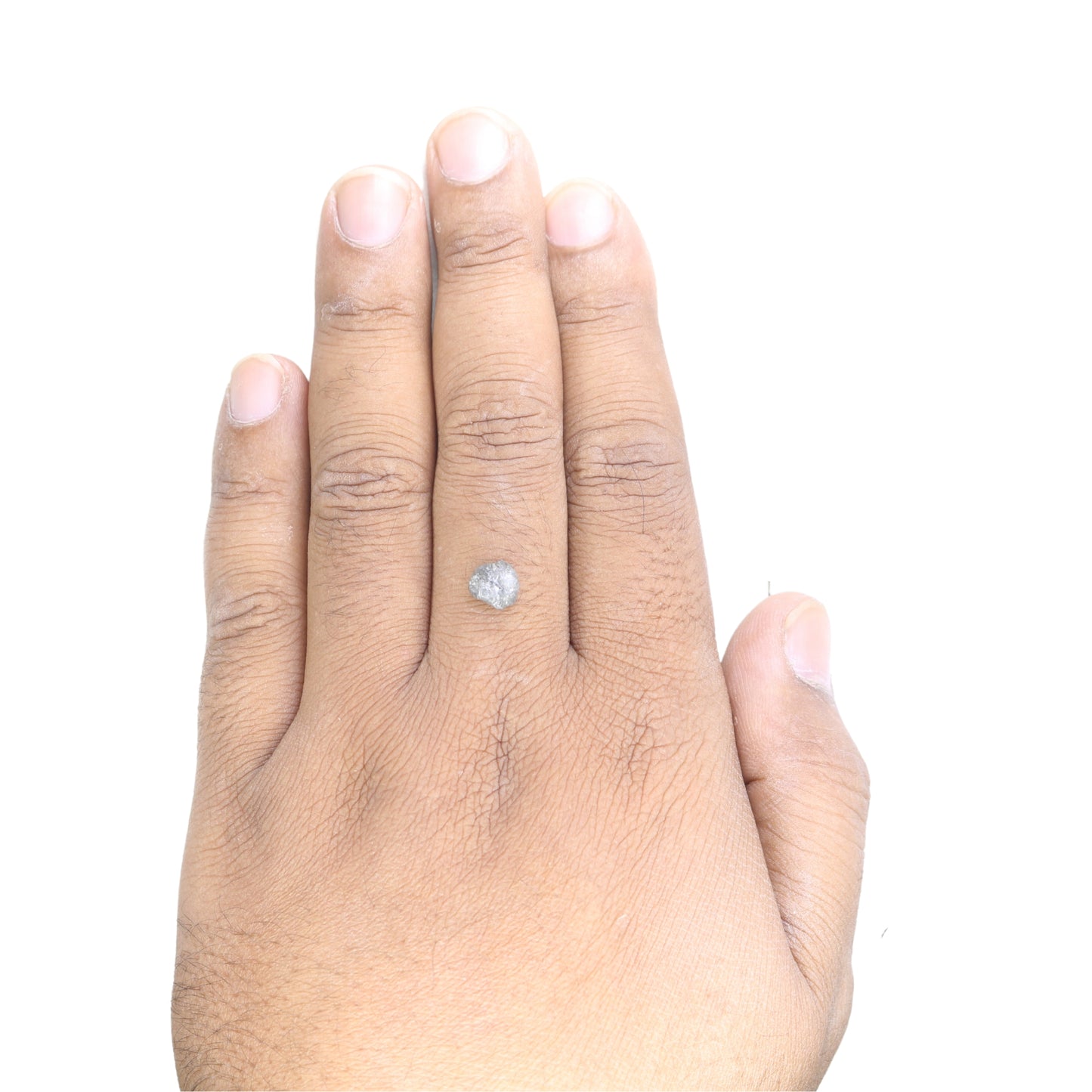 1.7 CT Fancy Salt And Pepper Rough Uncut Diamond For Proposal Ring | Gift For Girl Friend | Gift For Wife - JayKrishna Diamond