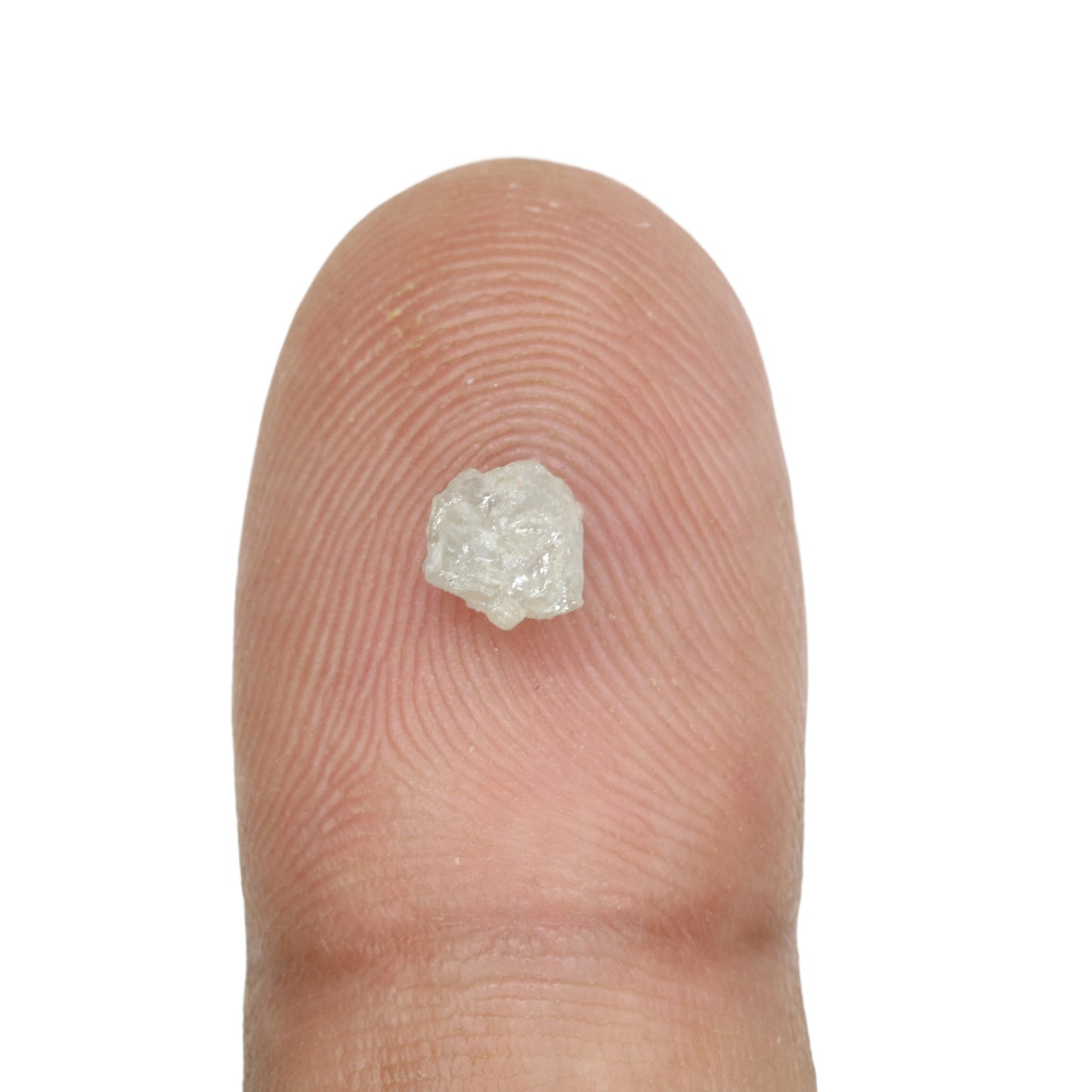 0.96 CT Snow White Rough Uncut Diamond For Wedding Ring | Gift For Wife | Gift For Sister - JayKrishna Diamond