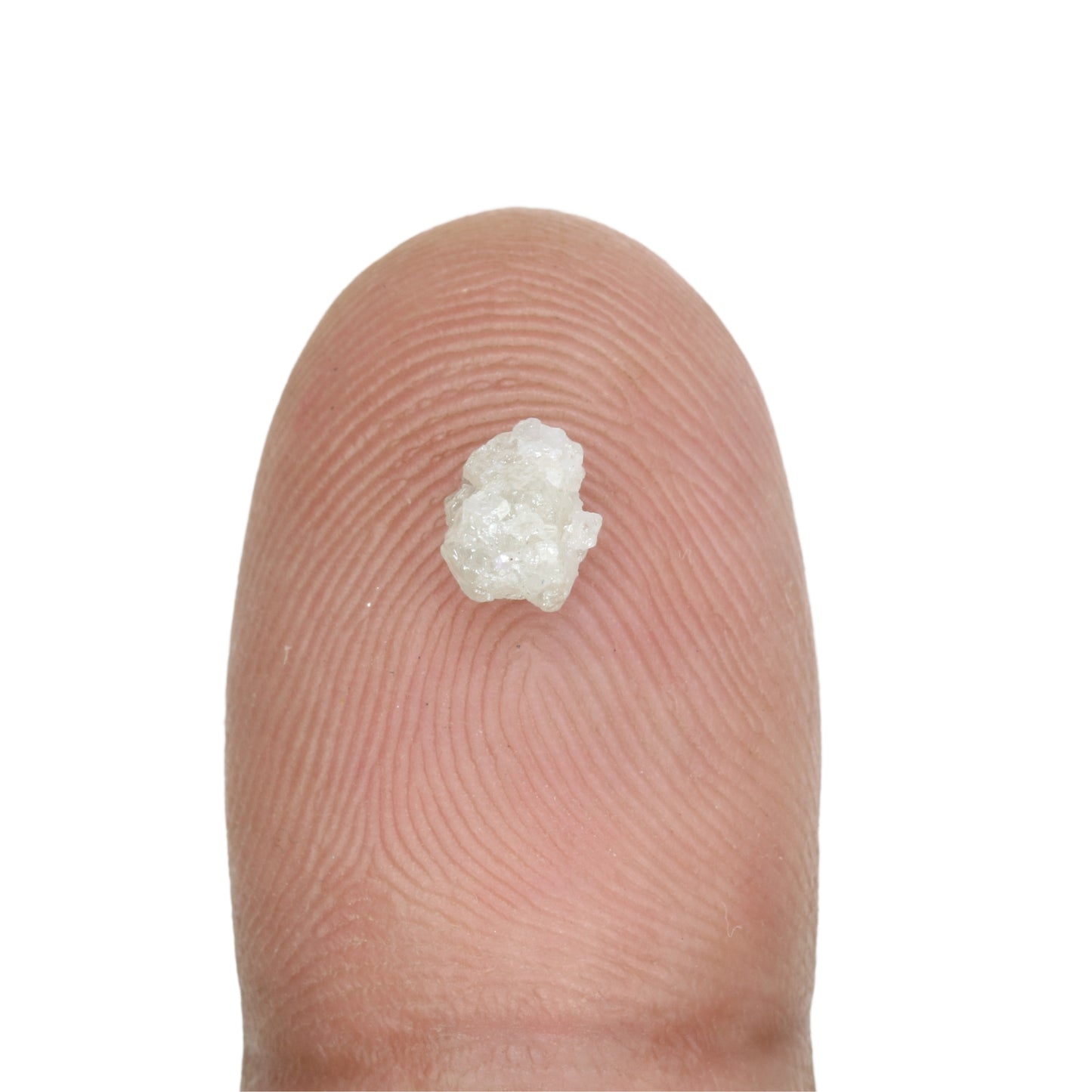 0.79 CT Snow White Rough Uncut Diamond For Engagement Ring | Wedding Ring | Gift For Her - JayKrishna Diamond