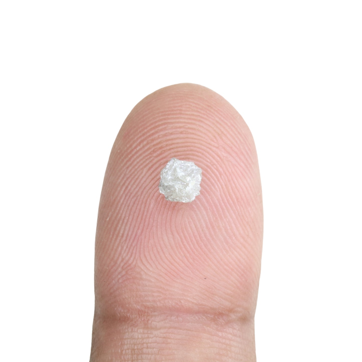 0.66 CT Loose Rough Uncut Snow White Diamond for Wedding Necklace - Unique Gemstone for Wedding Ring and Perfect Gift for Her - JayKrishna Diamond