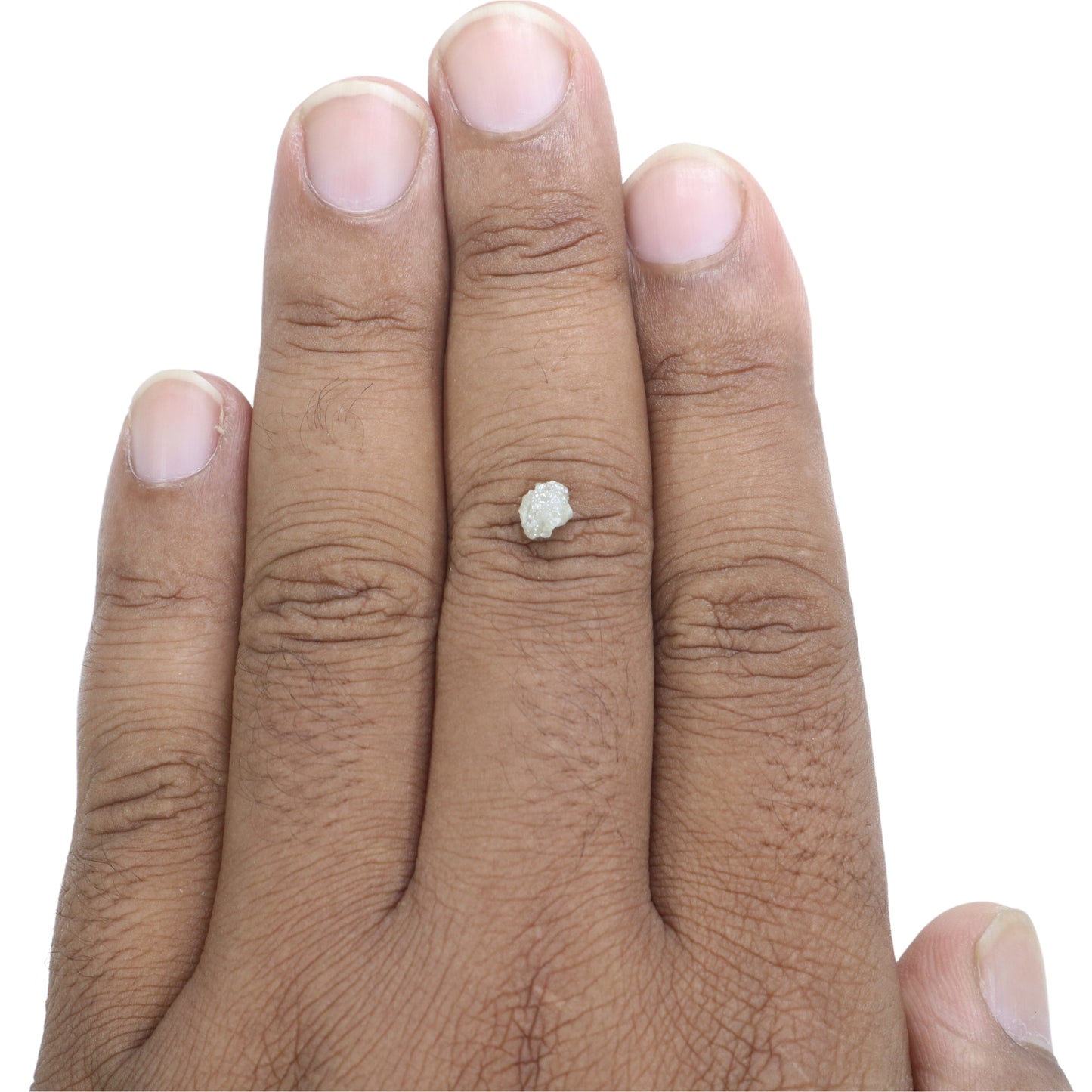 0.80 CT Snow White Rough Uncut Loose Diamond For Wedding Ring | Engagement Ring | Gift For Girl Friend - JayKrishna Diamond