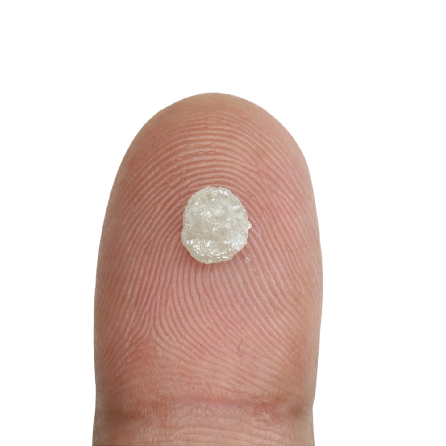 1.13 CT Snow White Rough Uncut Diamond For Wedding Ring | Engagement Ring - JayKrishna Diamond