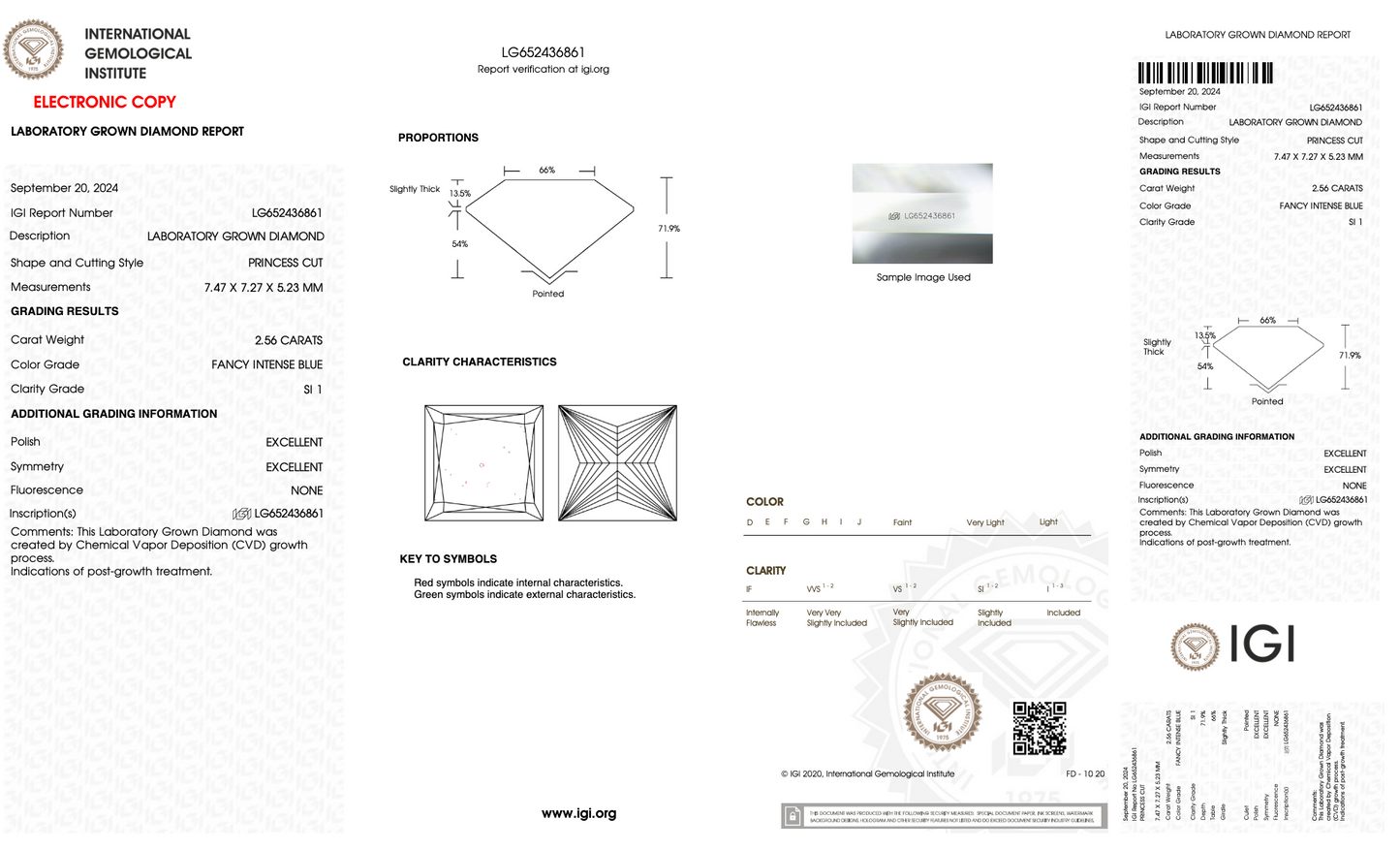 Princess Cut Lab Grown Diamond | Loose Diamond for Engagement Ring & Wedding Band