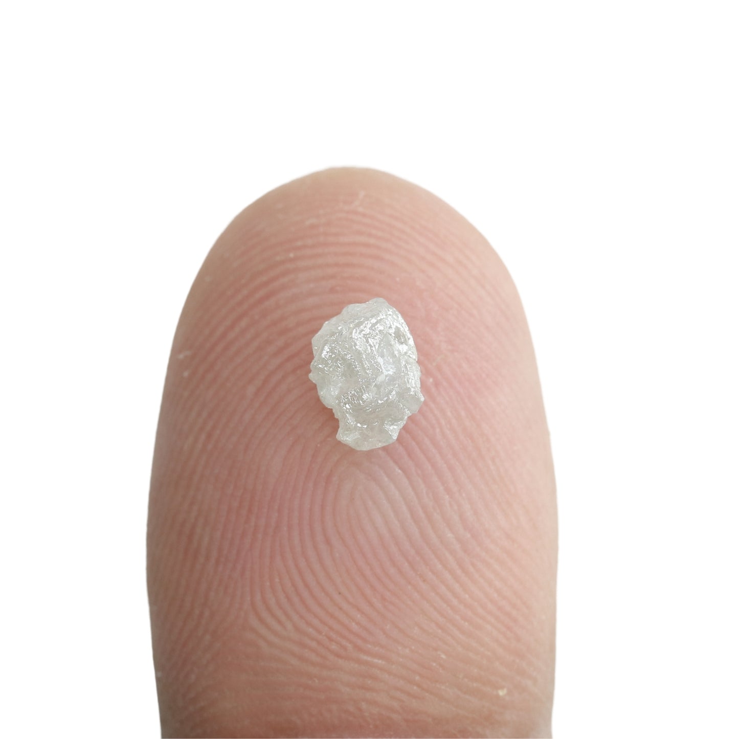 0.95 CT Snow White Rough Uncut Diamond For Wedding Necklace | Wedding Ring | Gift For Her - JayKrishna Diamond