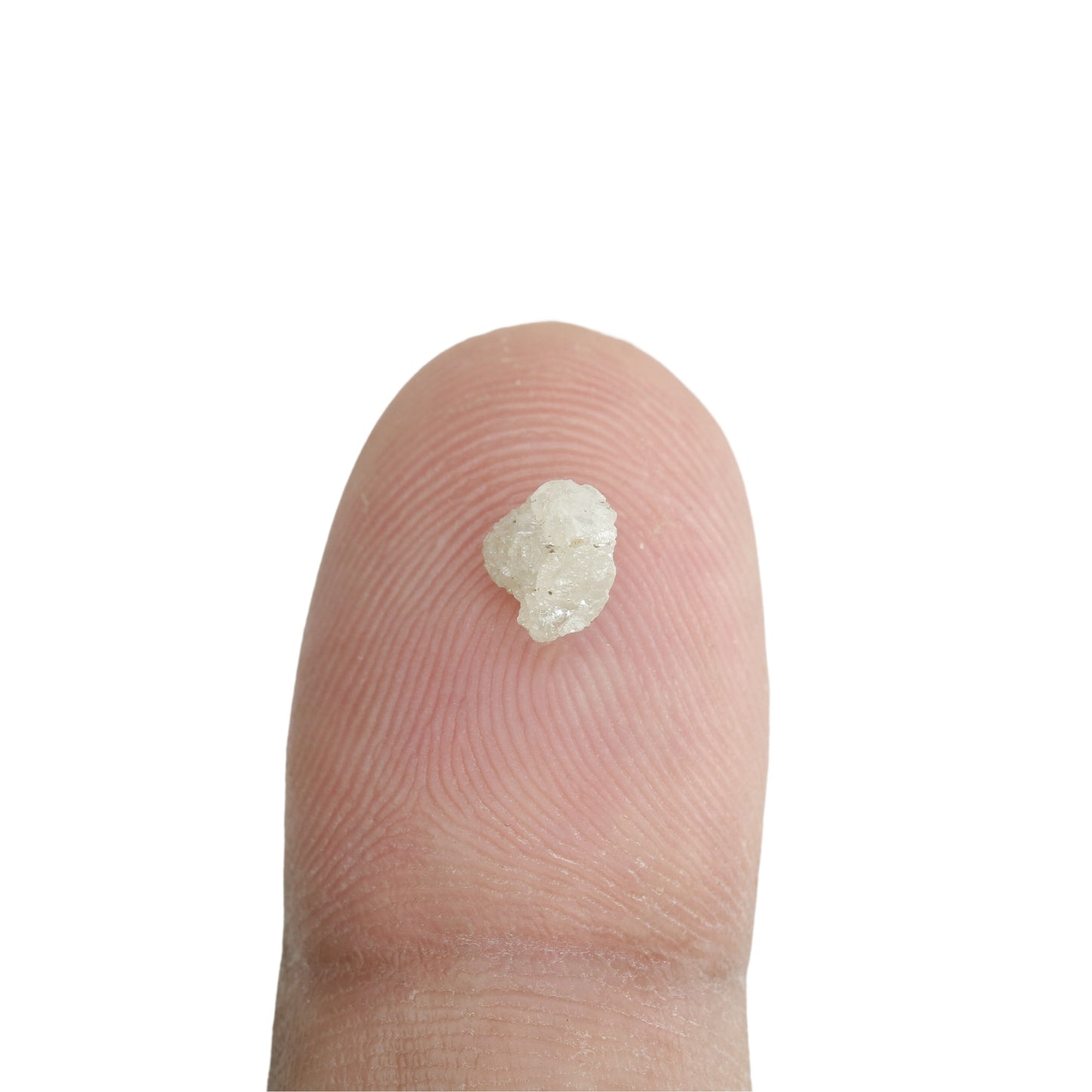 0.86 CT Snow White Rough Uncut Natural Diamond For Wedding Necklace | Wedding Ring | Gift For Her - JayKrishna Diamond