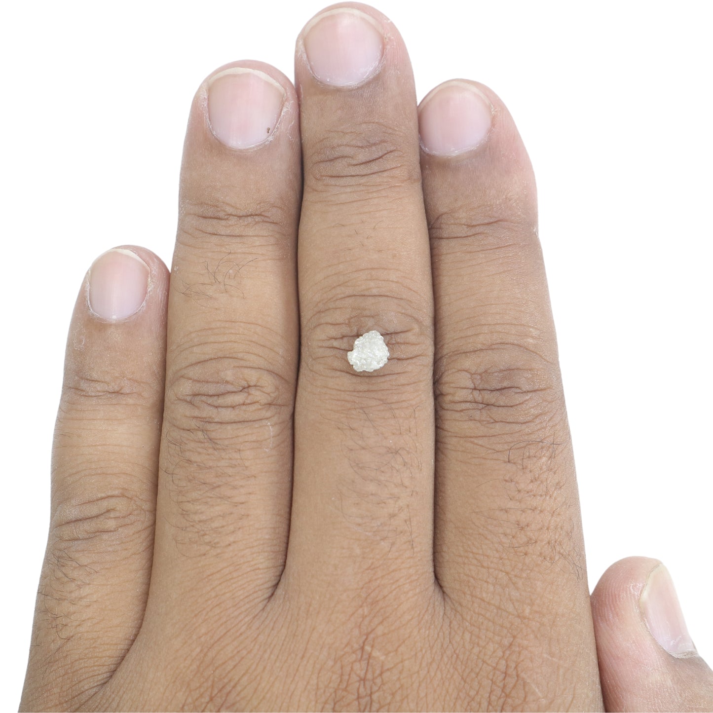 1.13 CT Snow White Rough Uncut Loose Diamond For Proposal Ring | Diamond Pendant | Anniversary Gift - JayKrishna Diamond