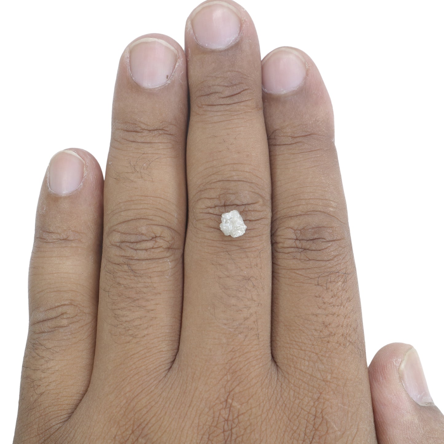 1.43 CT Snow White Rough Uncut Diamond For Engagement Ring | Wedding Ring | Gift For Her - JayKrishna Diamond