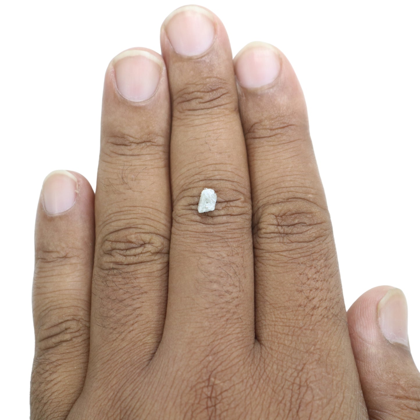 0.72 CT Snow White Rough Uncut Diamond For Engagement Ring | Wedding Ring | Gift For Girl Friend | Gift For Wife - JayKrishna Diamond