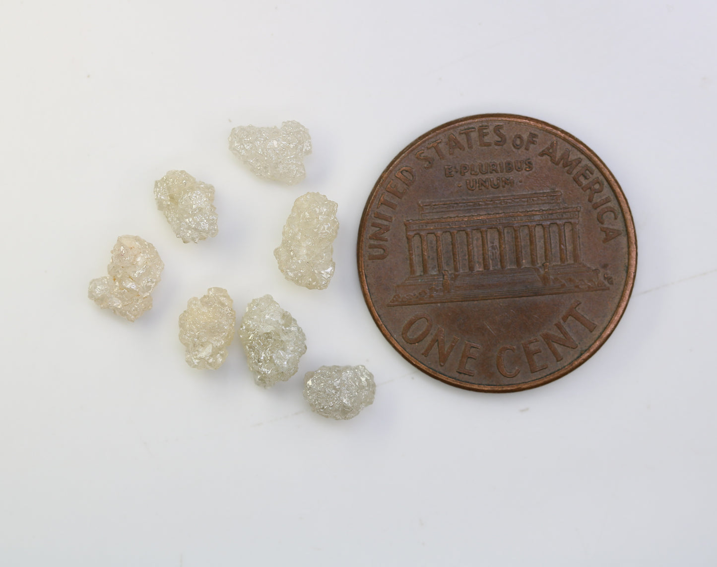 3.94 CT Raw White Grey Rough Irregular Cut Diamond For Engagement Ring - JayKrishna Diamond