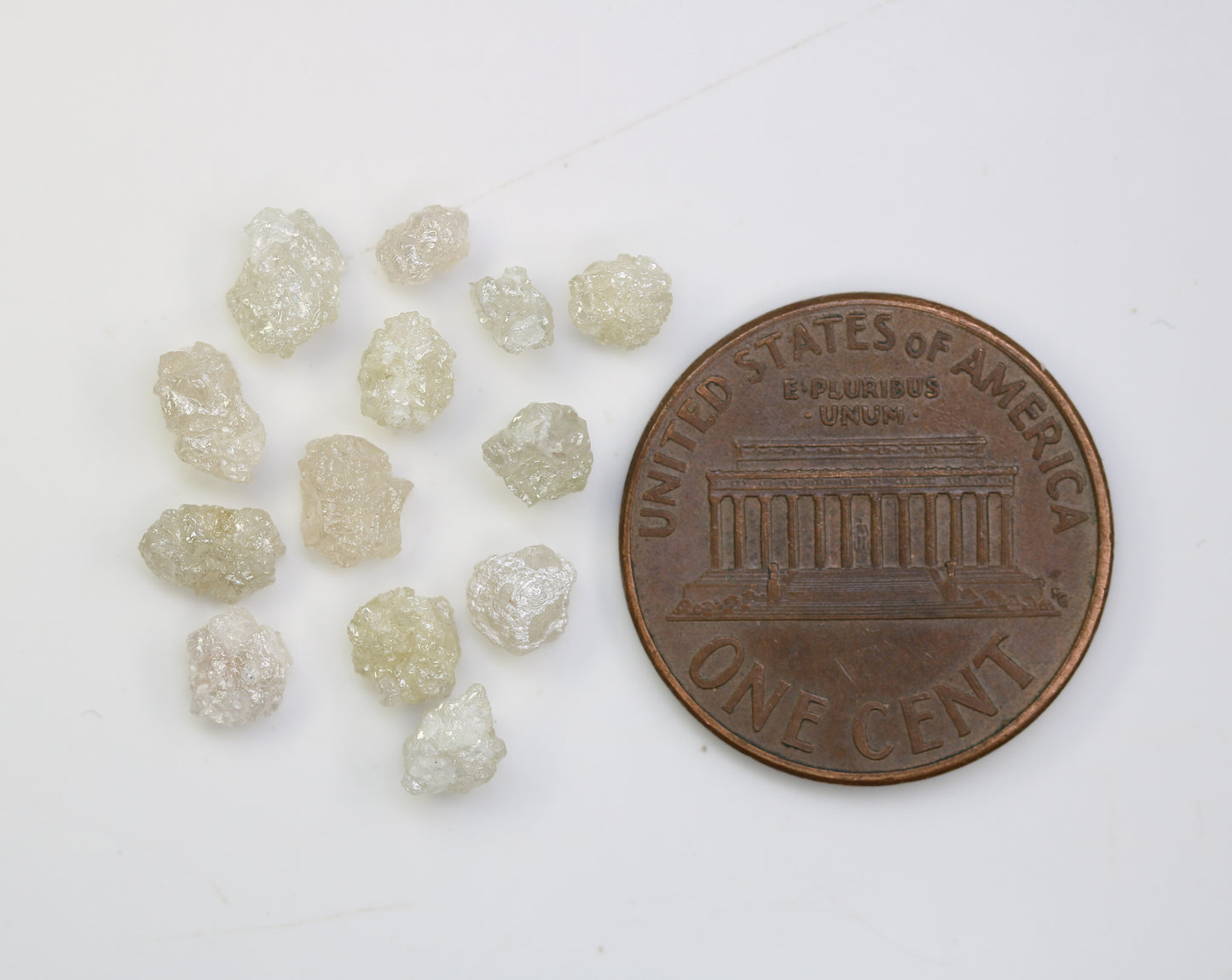 5.41 CT Raw Rough Irregular Cut White Grey Diamond For Engagement Ring - JayKrishna Diamond