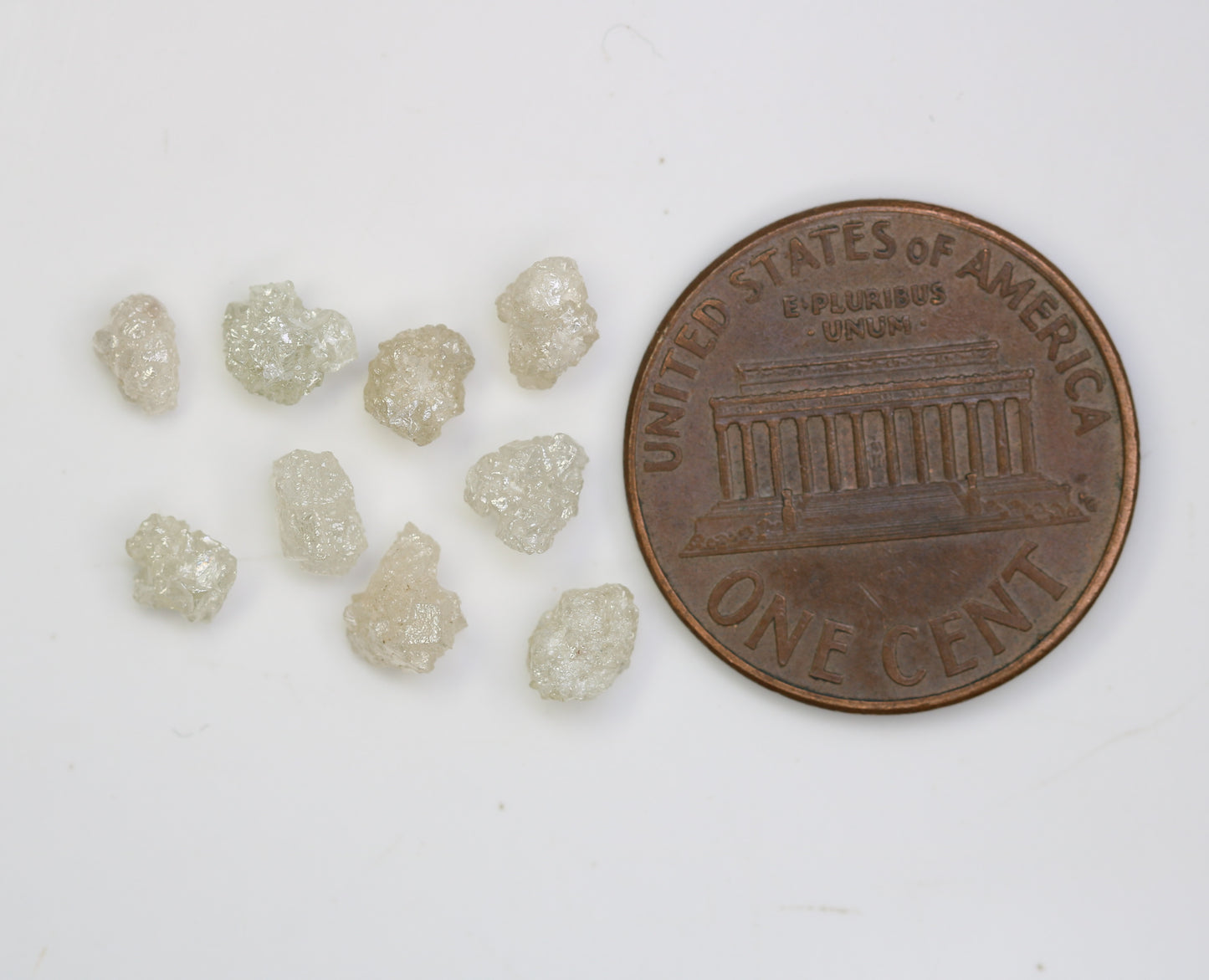 3.58 CT Uncut Raw Rough White Grey Diamond For Engagement Ring - JayKrishna Diamond