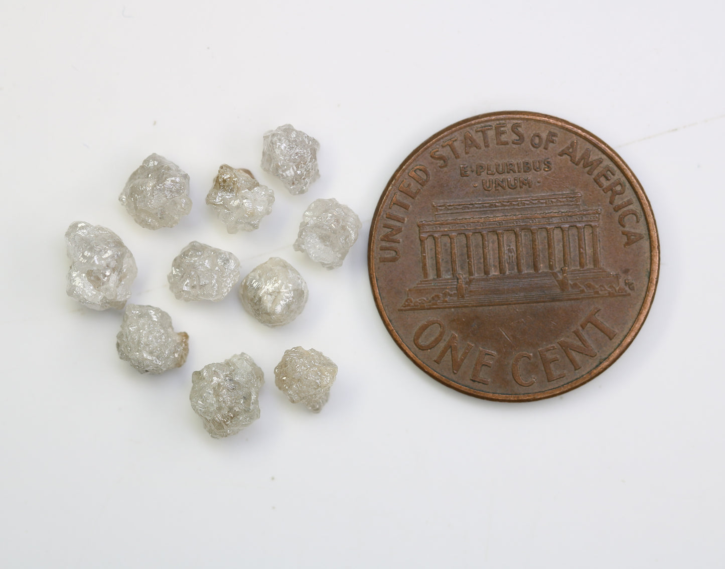 5.79 CT Irregular Cut Grey Rough Diamond For Engagement Ring - JayKrishna Diamond