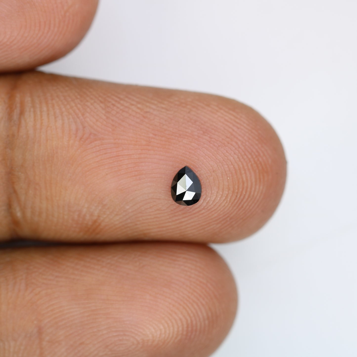 0.15 CT 4.10 x 3.10 MM Pear Cut Black Loose Natural Diamond – Ideal for Engagement Rings and Custom Jewelry - JayKrishna Diamond