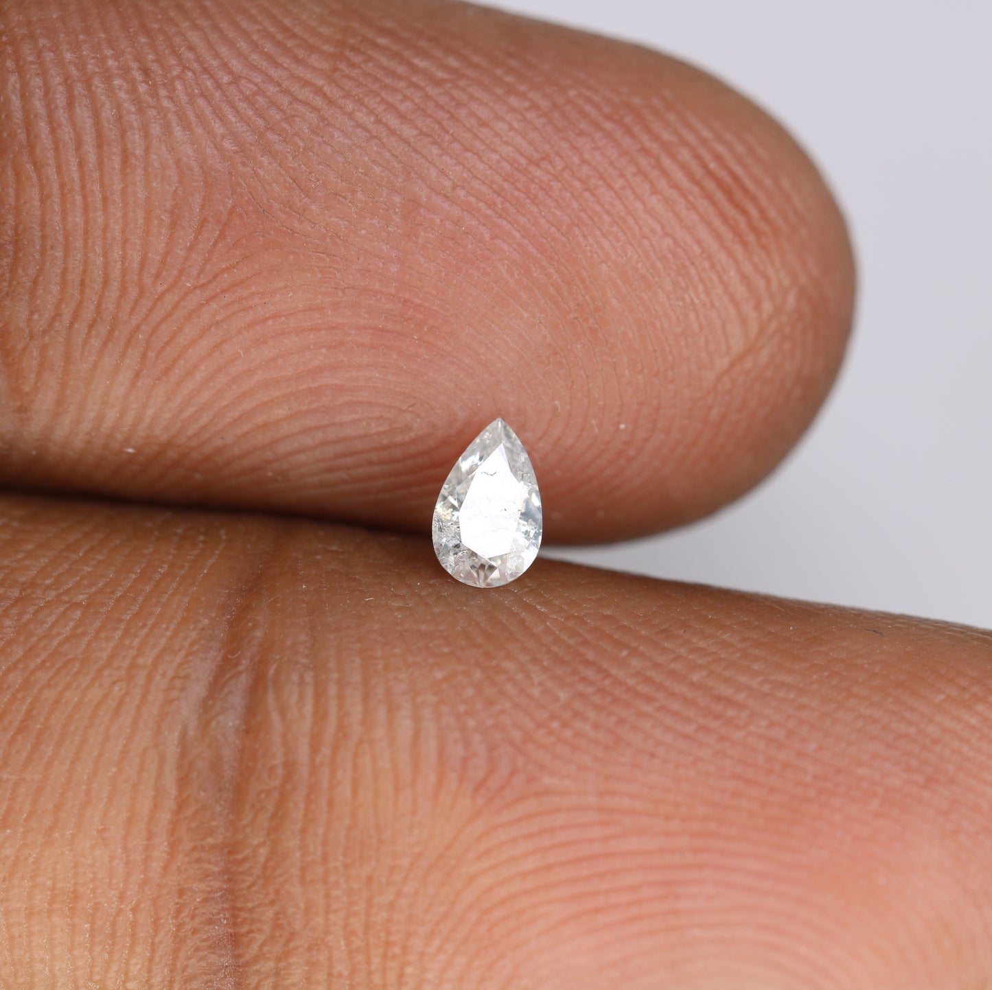 0.22 CT Pear Cut Natural White Loose Diamond – Ideal for Engagement Rings - JayKrishna Diamond