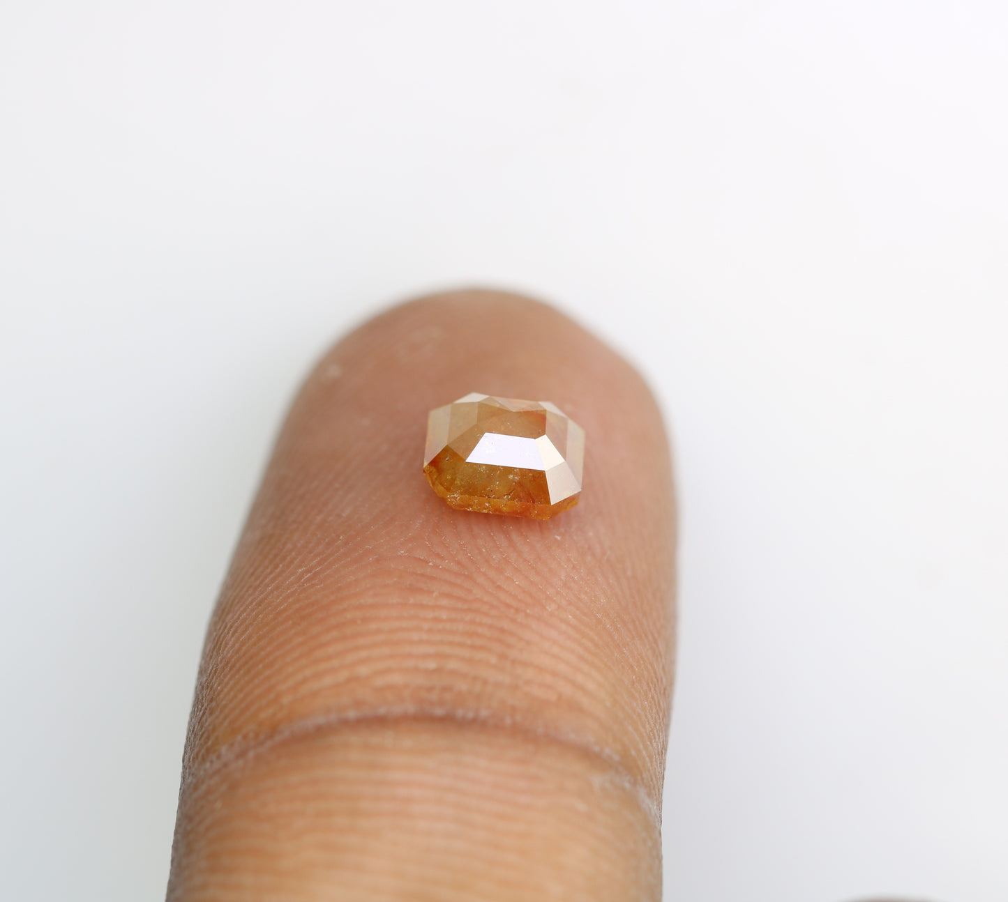 1.14 CT Reddish Emerald Shape Diamond For Engagement Ring - JayKrishna Diamond