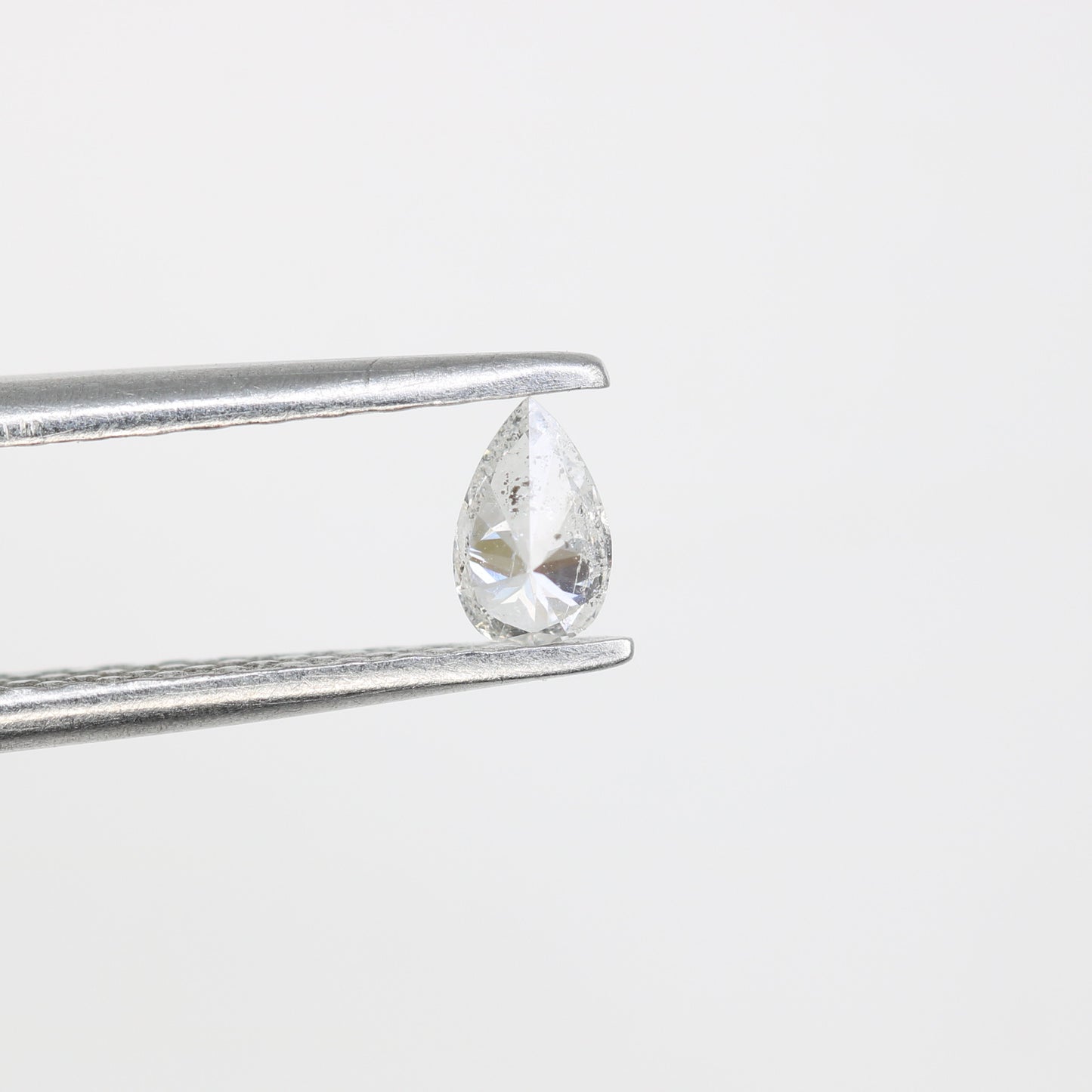 0.15 CT Loose Pear Shape Salt and Pepper Diamond – Perfect for Engagement Rings and Custom Jewelry - JayKrishna Diamond
