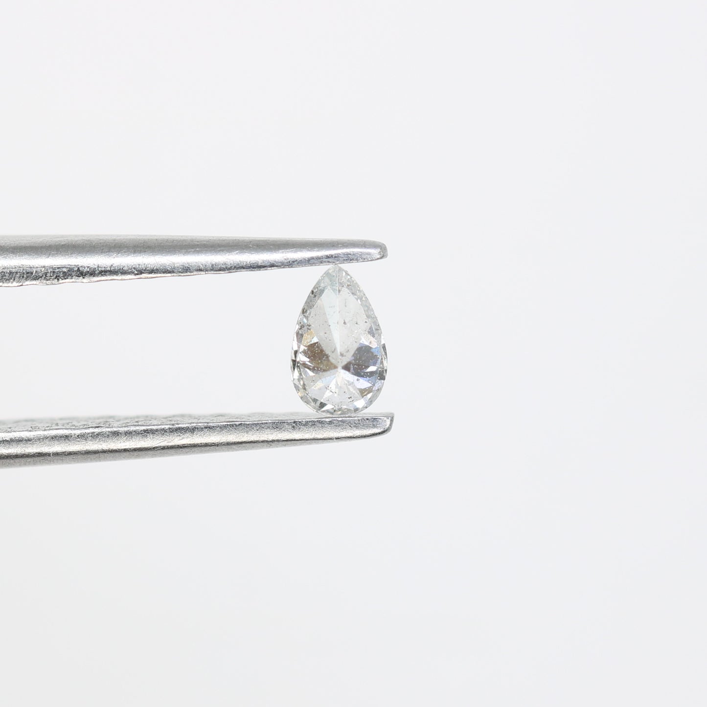 0.14 CT Pear Shape Salt and Pepper Natural Diamond for Engagement Rings, Custom Jewelry, and Chic Bracelets - JayKrishna Diamond