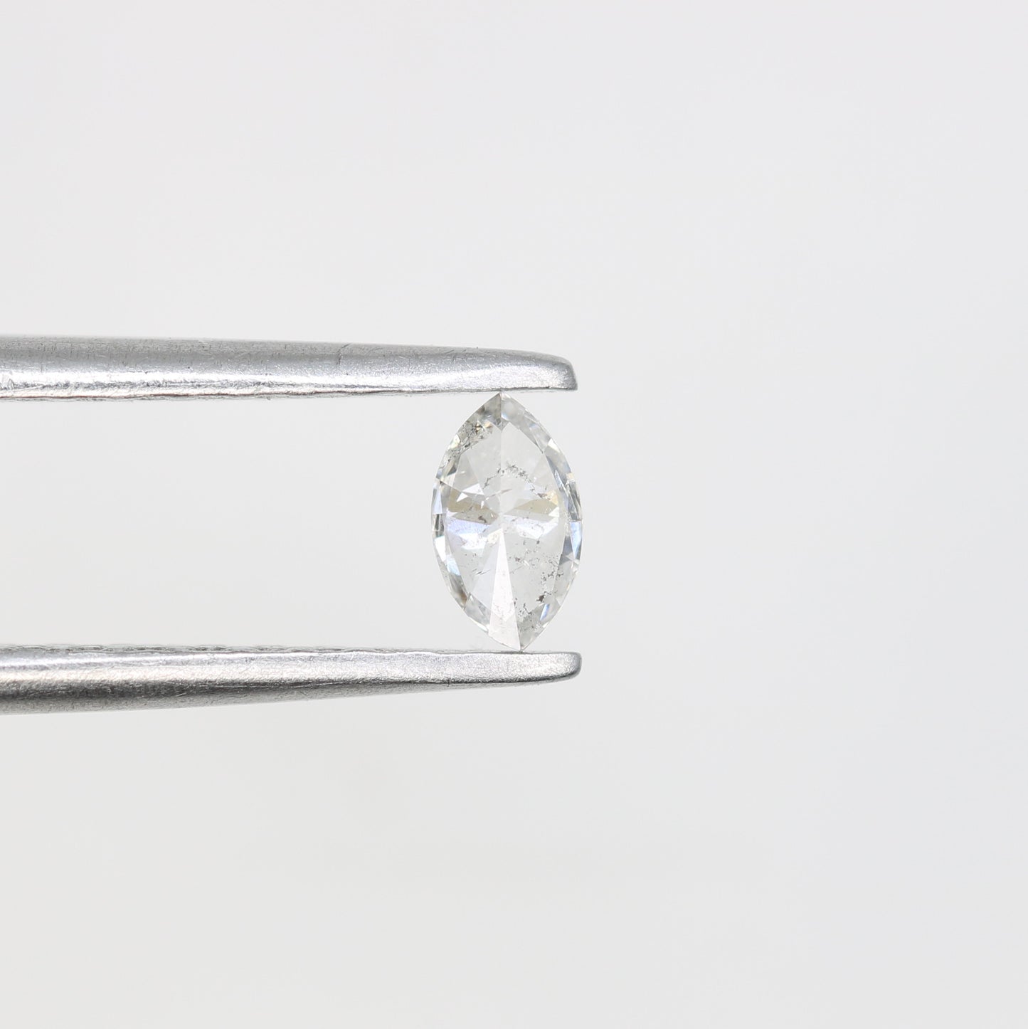 0.13 CT Marquise Shape Salt and Pepper Diamond – Ideal for Engagement Rings, Custom Jewelry, and Unique Designs - JayKrishna Diamond