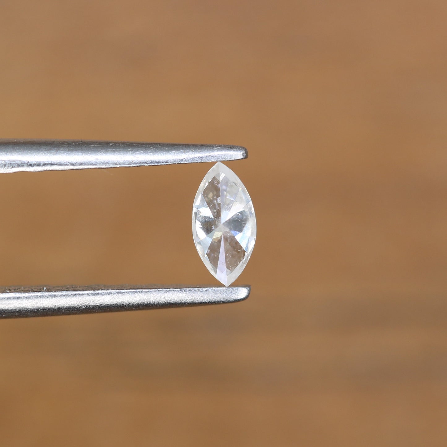 0.13 CT Marquise Shape Loose Natural Salt and Pepper Diamond for Custom Jewelry - JayKrishna Diamond