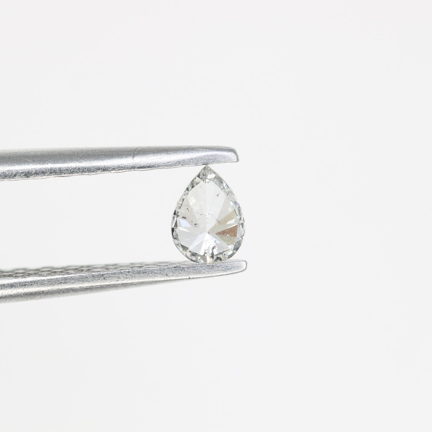 0.16 CT Pear Cut Salt and Pepper Loose Diamond - Ideal for Engagement Rings & Custom Jewelry - JayKrishna Diamond