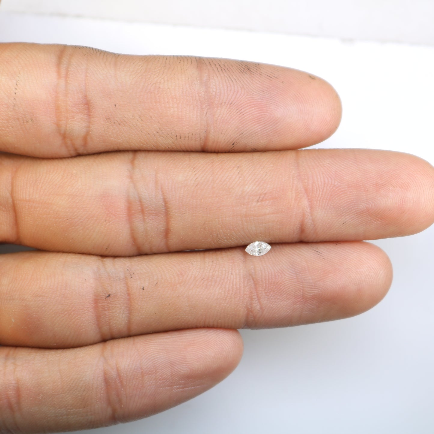 0.17 CT White Marquise Shape Loose Salt and Pepper Diamond - Perfect for Engagement Rings, Necklaces, Earrings, and Custom Jewelry - JayKrishna Diamond