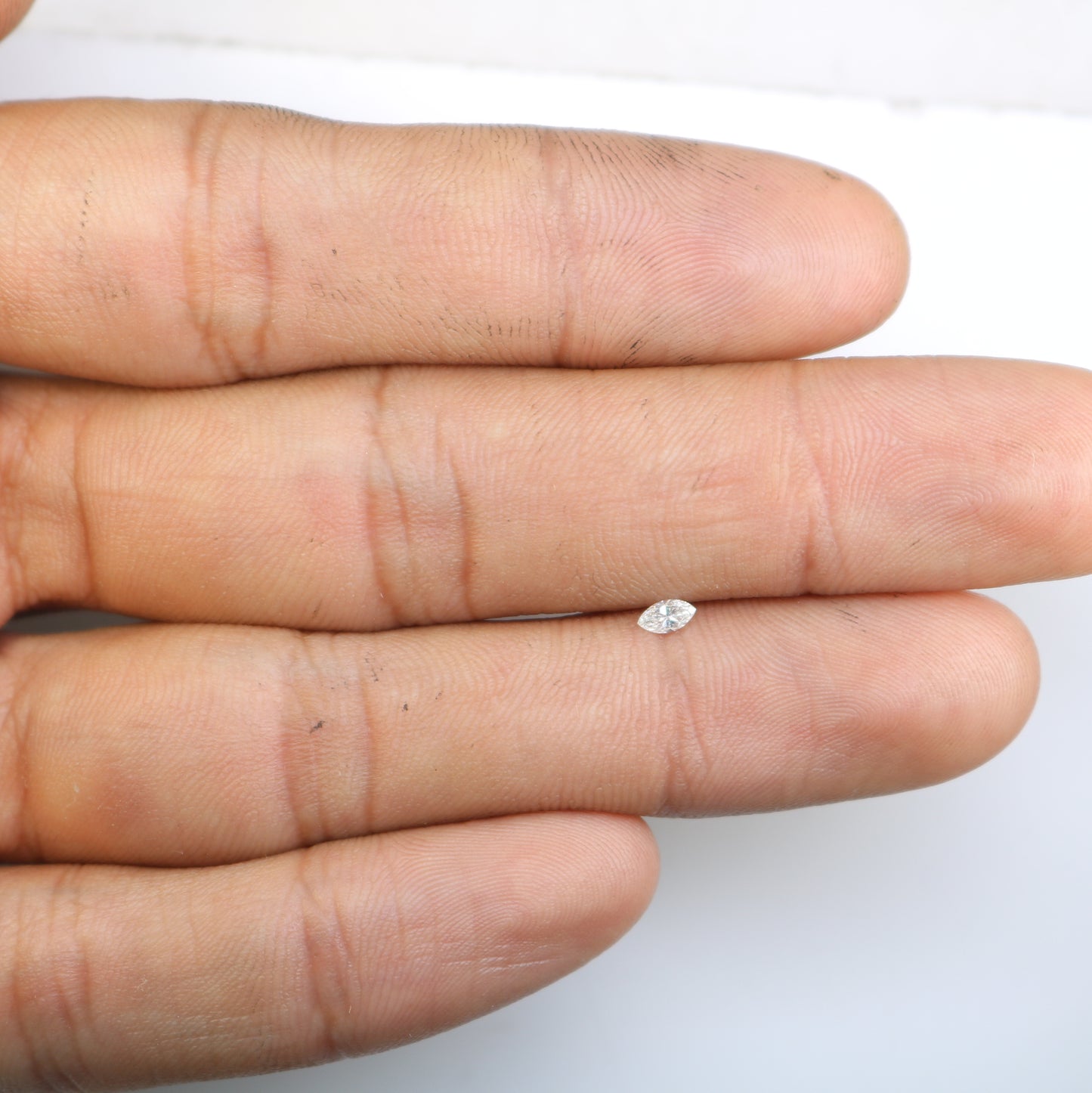 0.12 CT Marquise Cut Natural Salt and Pepper Diamond for Engagements & Custom Jewelry - JayKrishna Diamond