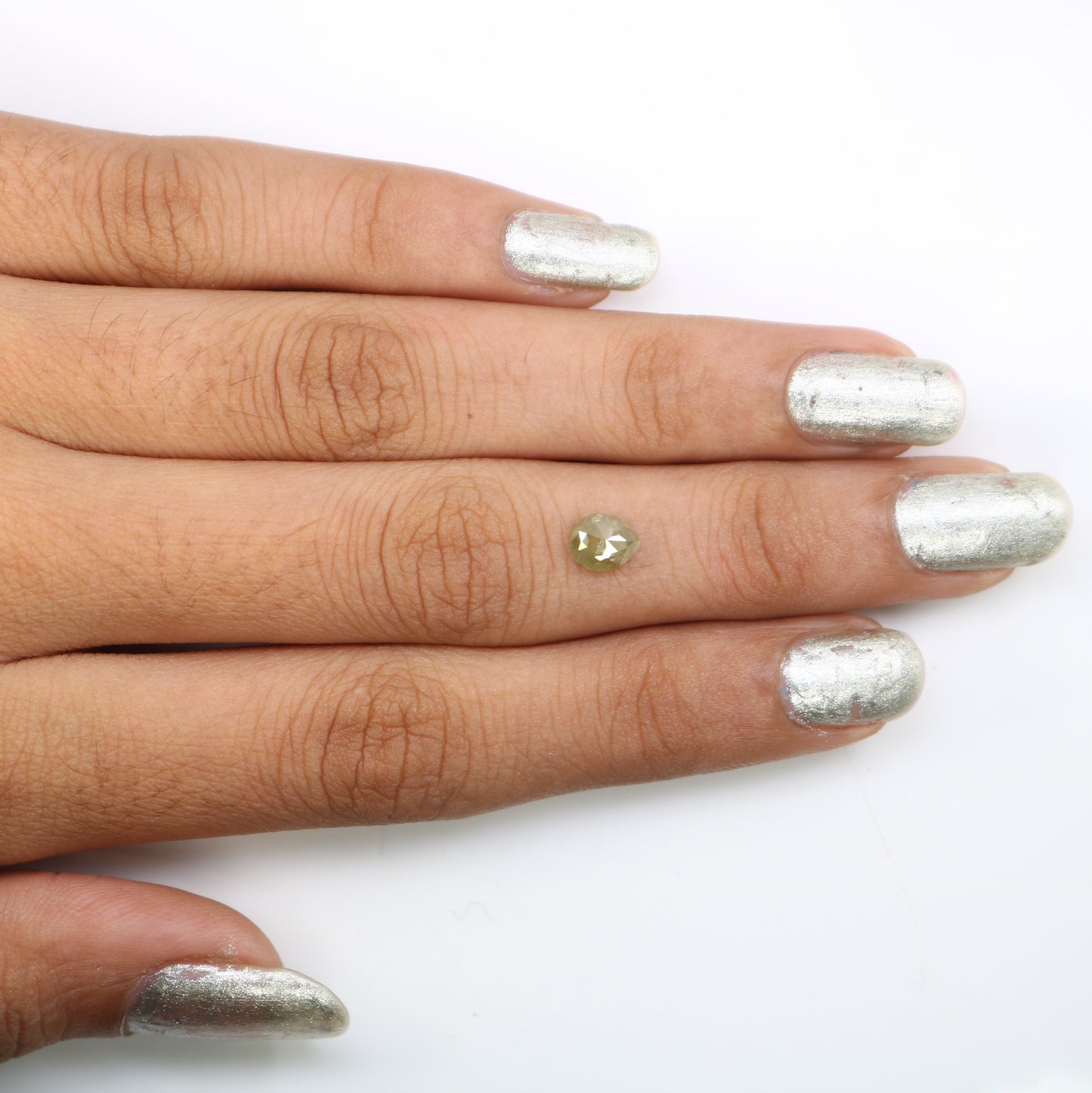 0.64 CT Natural Pear Shaped Grey Diamond (6.10 MM) for Timeless Antique Jewelry: Distinctive Gemstone Piece - JayKrishna Diamond