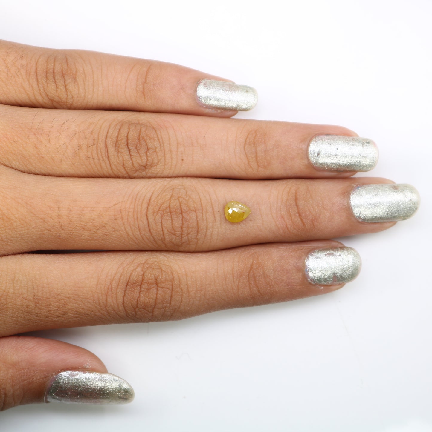 0.55 CT Pear Shape 5.90 MM Fancy Yellow Color Diamond For Designer Jewelry - JayKrishna Diamond