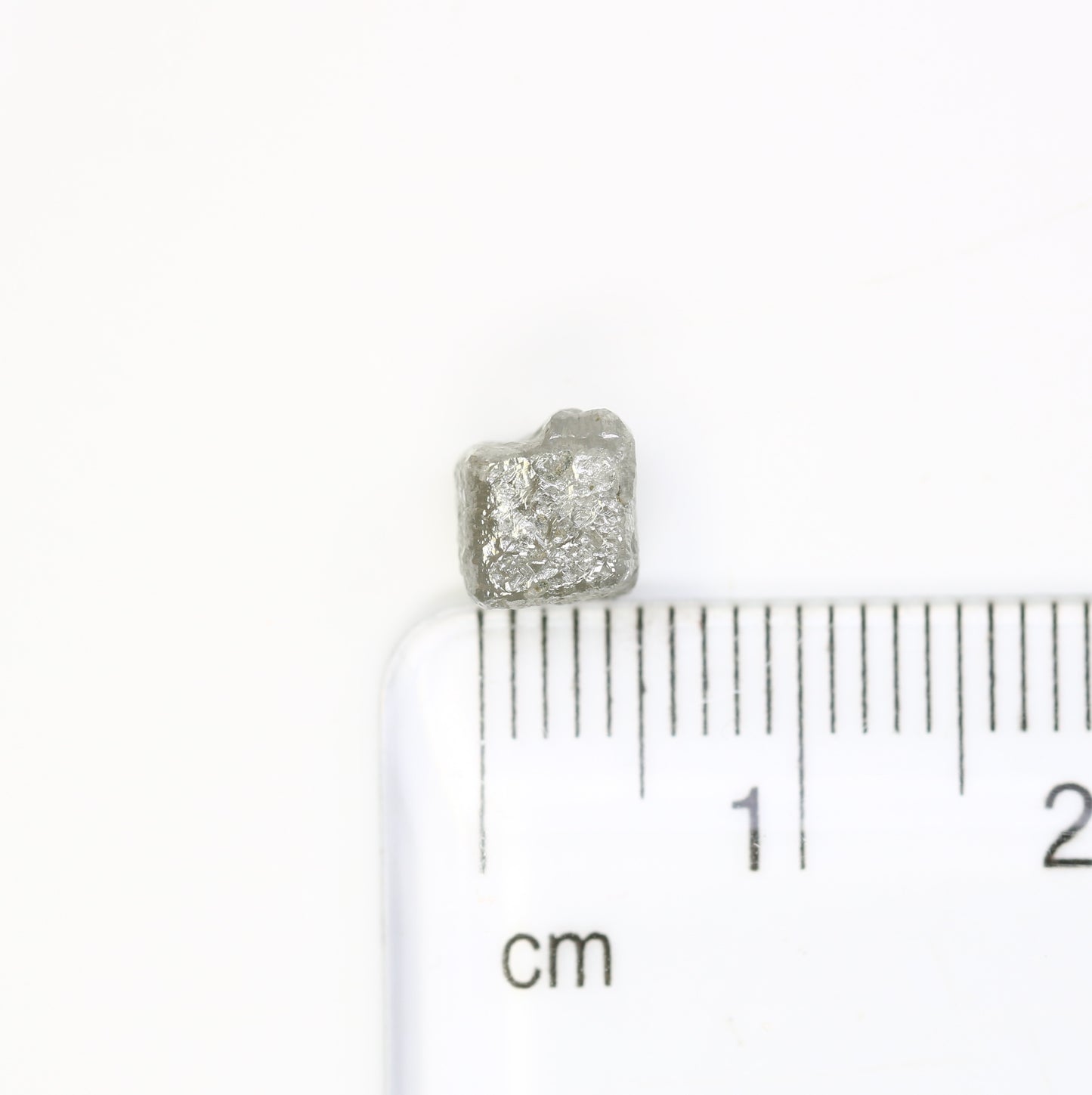 2.00 Carat Grey Color Rough Natural Loose Congo Cube Raw Diamond For Wedding Ring - JayKrishna Diamond