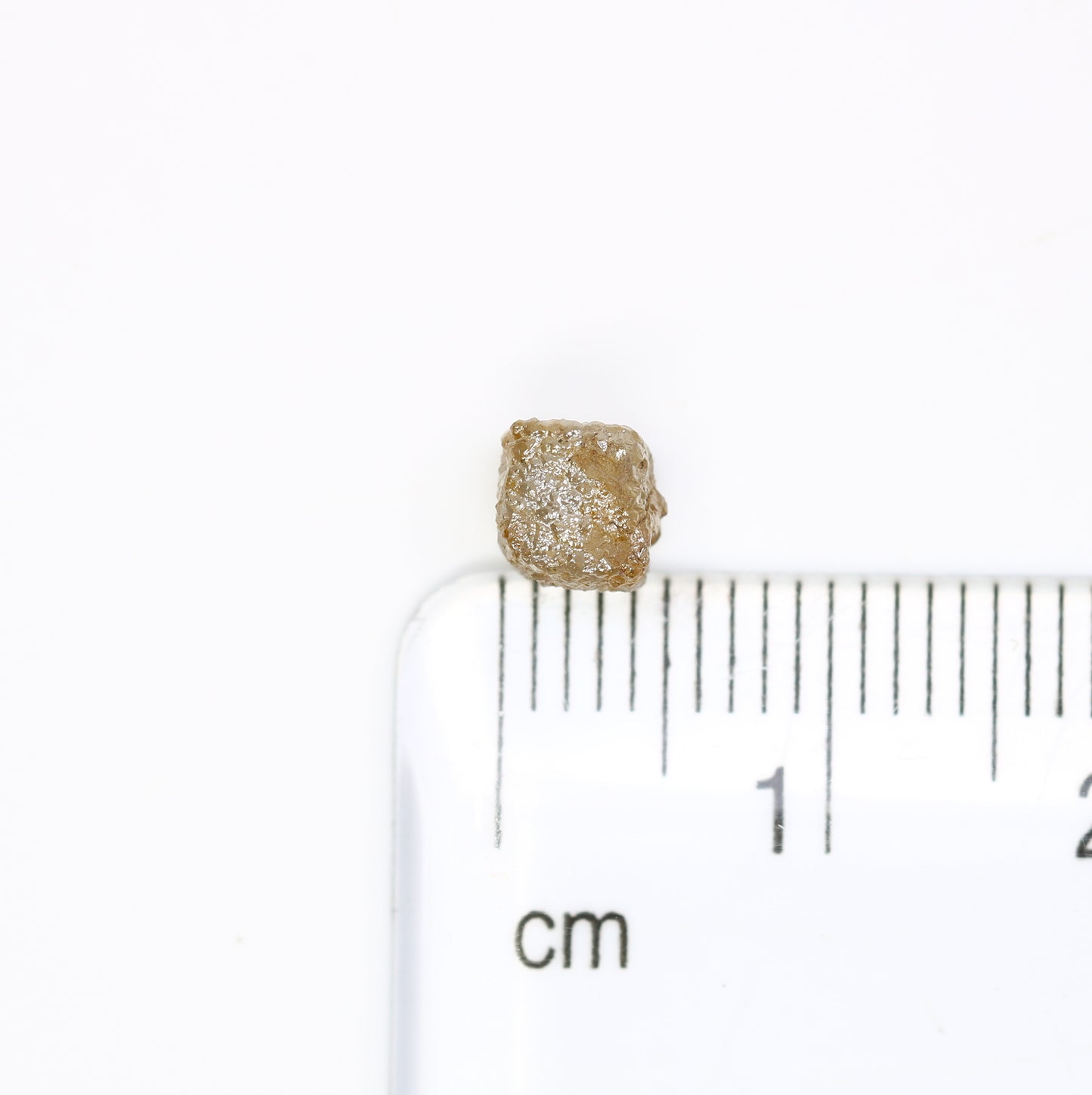 1.35 Carat Peach Color Natural Loose Congo Cube Shape Raw Rough Diamond - JayKrishna Diamond