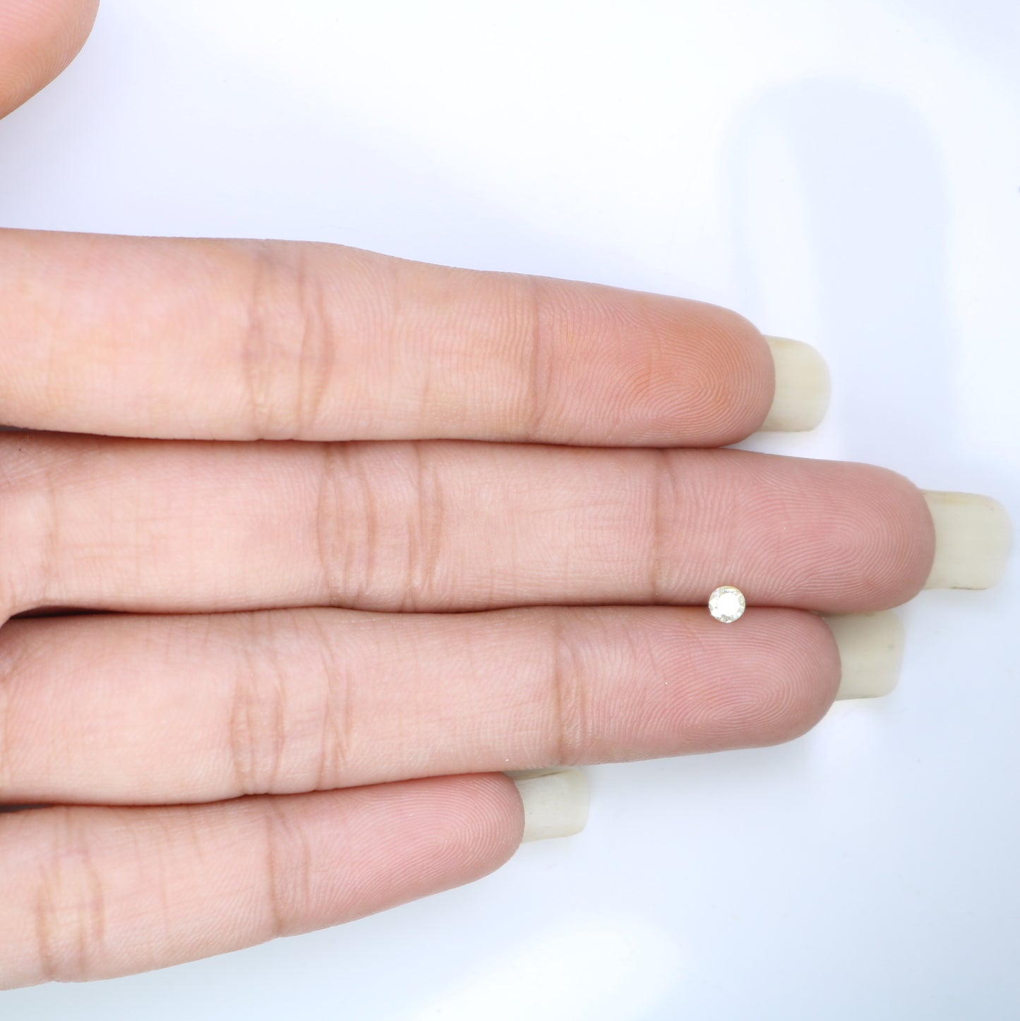 0.12 CT Round Brilliant Cut Natural Light Yellow Diamond – 3.00 x 1.90 MM, Ideal for Engagement Rings, Custom Jewelry, and Fine Accessories - JayKrishna Diamond