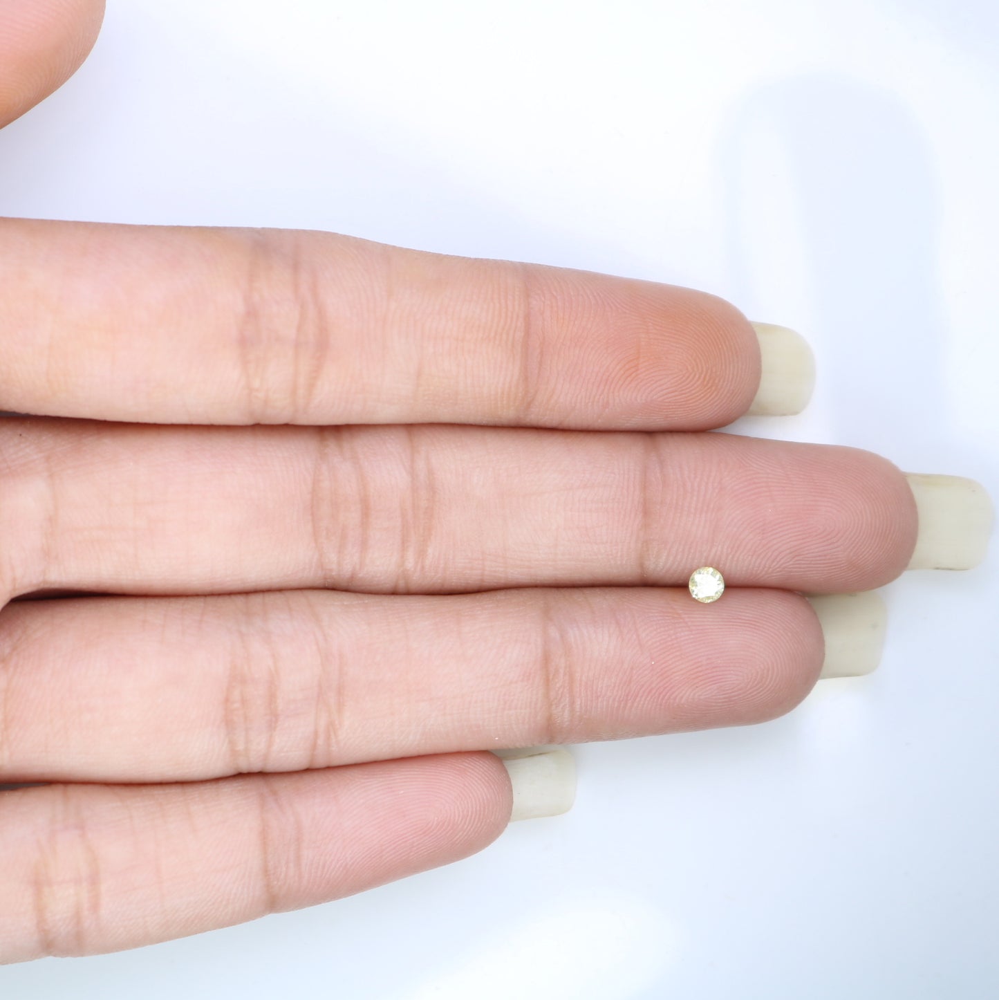 0.11 CT 3.00 MM Loose Round Brilliant Cut Light Yellow Salt and Pepper Diamond for Engagement Rings, Custom Jewelry and Chic Bracelets - JayKrishna Diamond