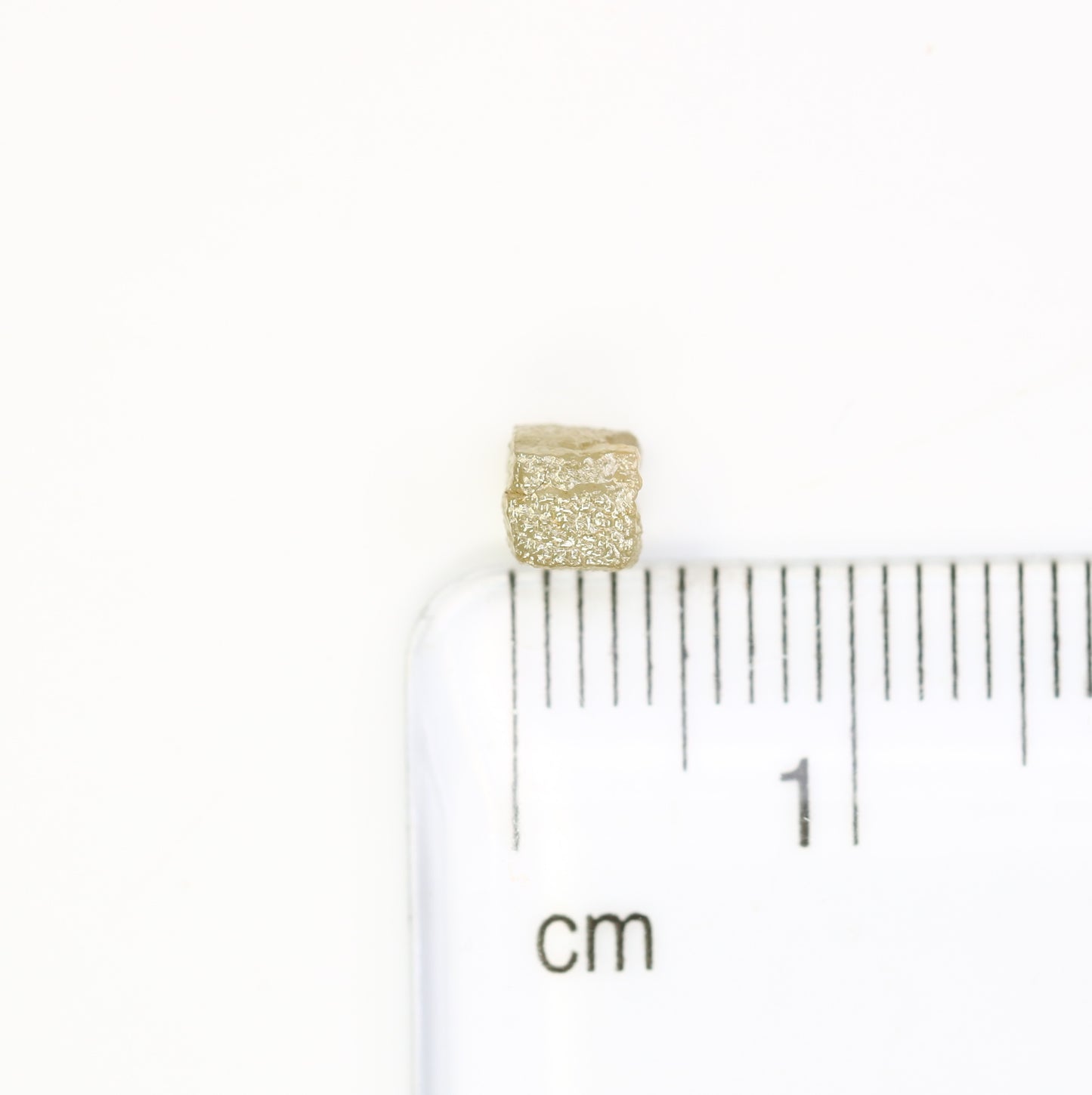 0.89 CT 4.10 MM Grey Natural Loose Congo Cube Shape Uncut Raw Rough Diamond - JayKrishna Diamond