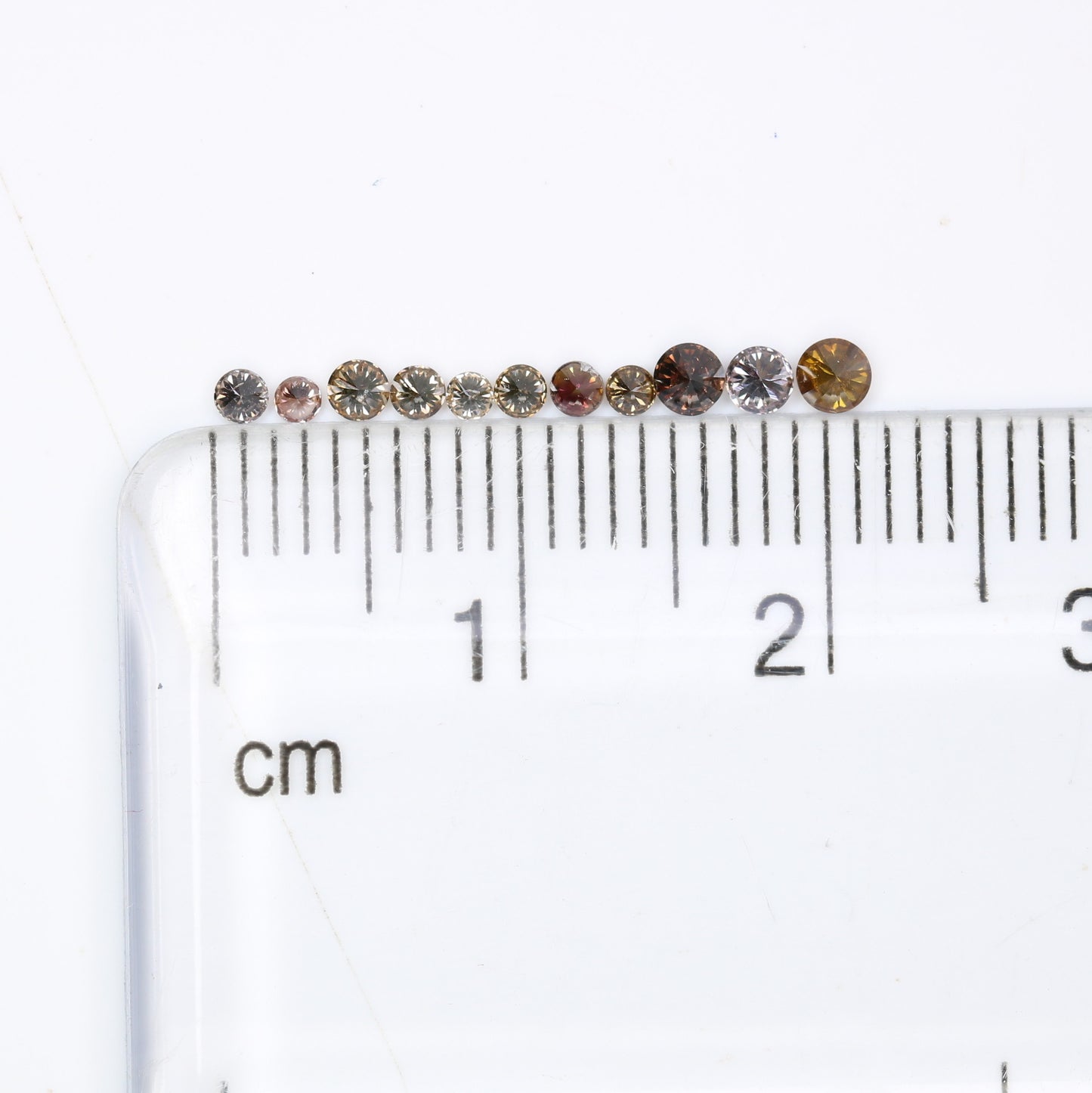 Elegant 0.35 CT Light Brown Round Brilliant Cut Diamond | Perfect for Engagement Rings | 1.50-2.30 MM - JayKrishna Diamond