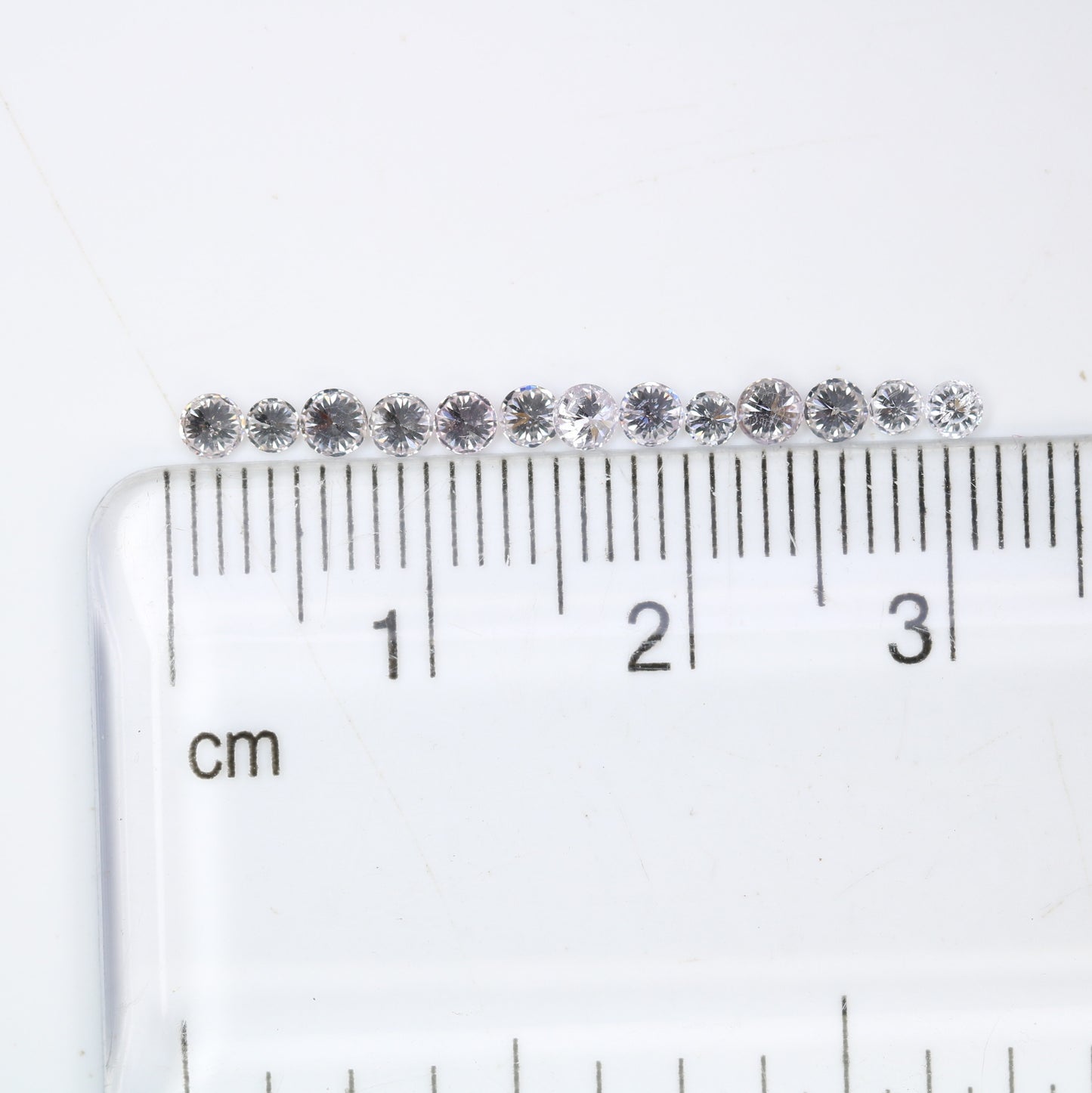 0.74 CT 2.10 To 2.60 MM Round Brilliant Cut Fancy Very Light Pink Diamond For Engagement Ring | Pendant | Bracelet | - JayKrishna Diamond