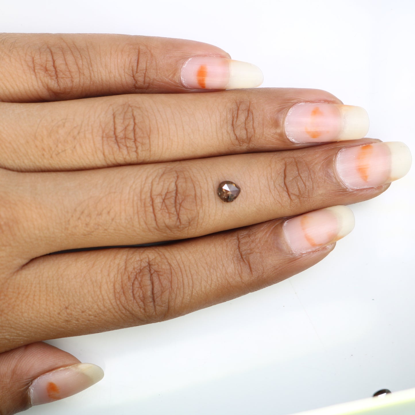 0.62 CT Pear Cut Loose Natural Brown Diamond (5.3 MM) for a One-of-a-Kind Galaxy Ring: Exquisite Gemstone Jewelry Piece - JayKrishna Diamond