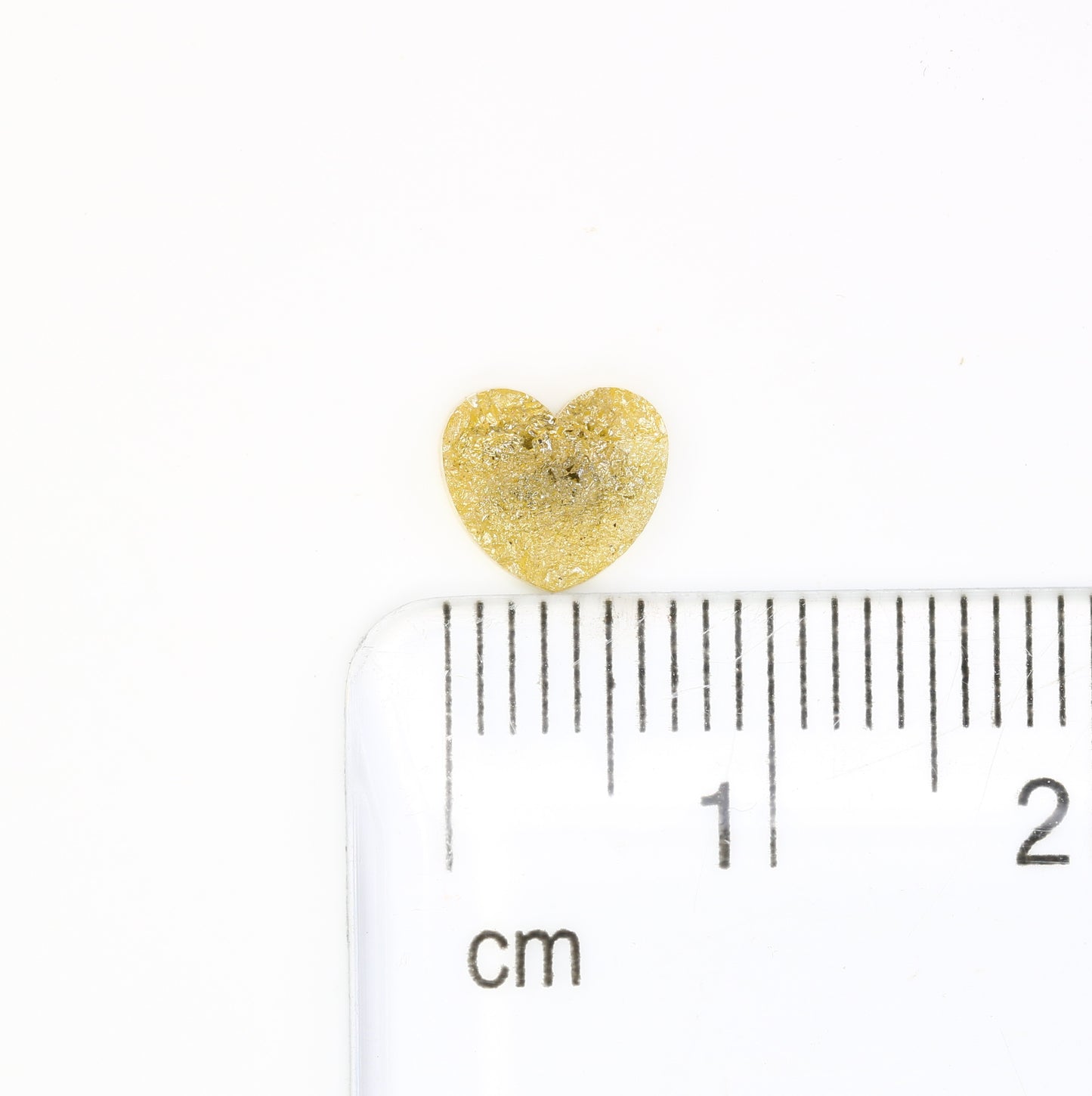 0.85 Carat Yellow Color Heart Shape Loose Raw Rough Diamond For Wedding Ring - JayKrishna Diamond