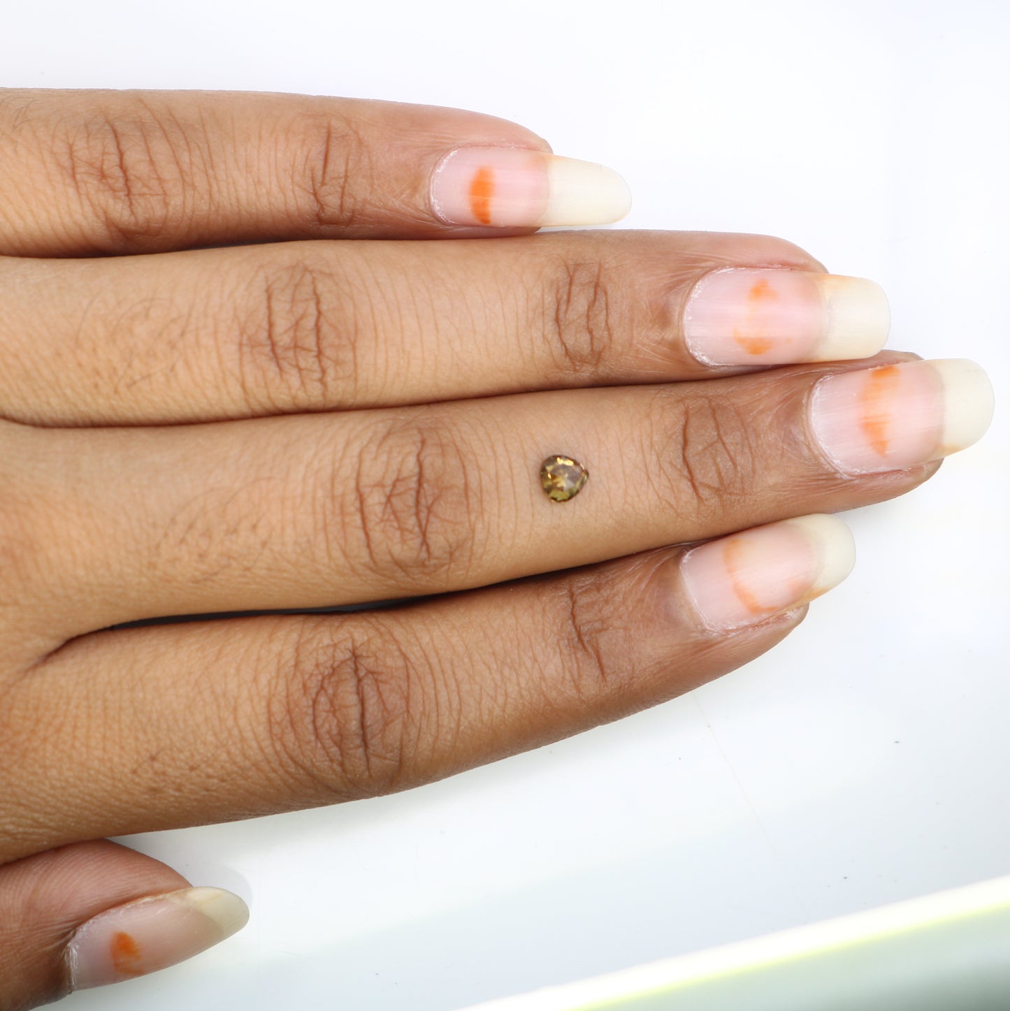 0.39 CT 4.5 MM Natural Brown Pear Shaped Loose Diamond for Custom Galaxy Rings, Unique Engagement Jewelry & Earthy Fine Jewelry - JayKrishna Diamond