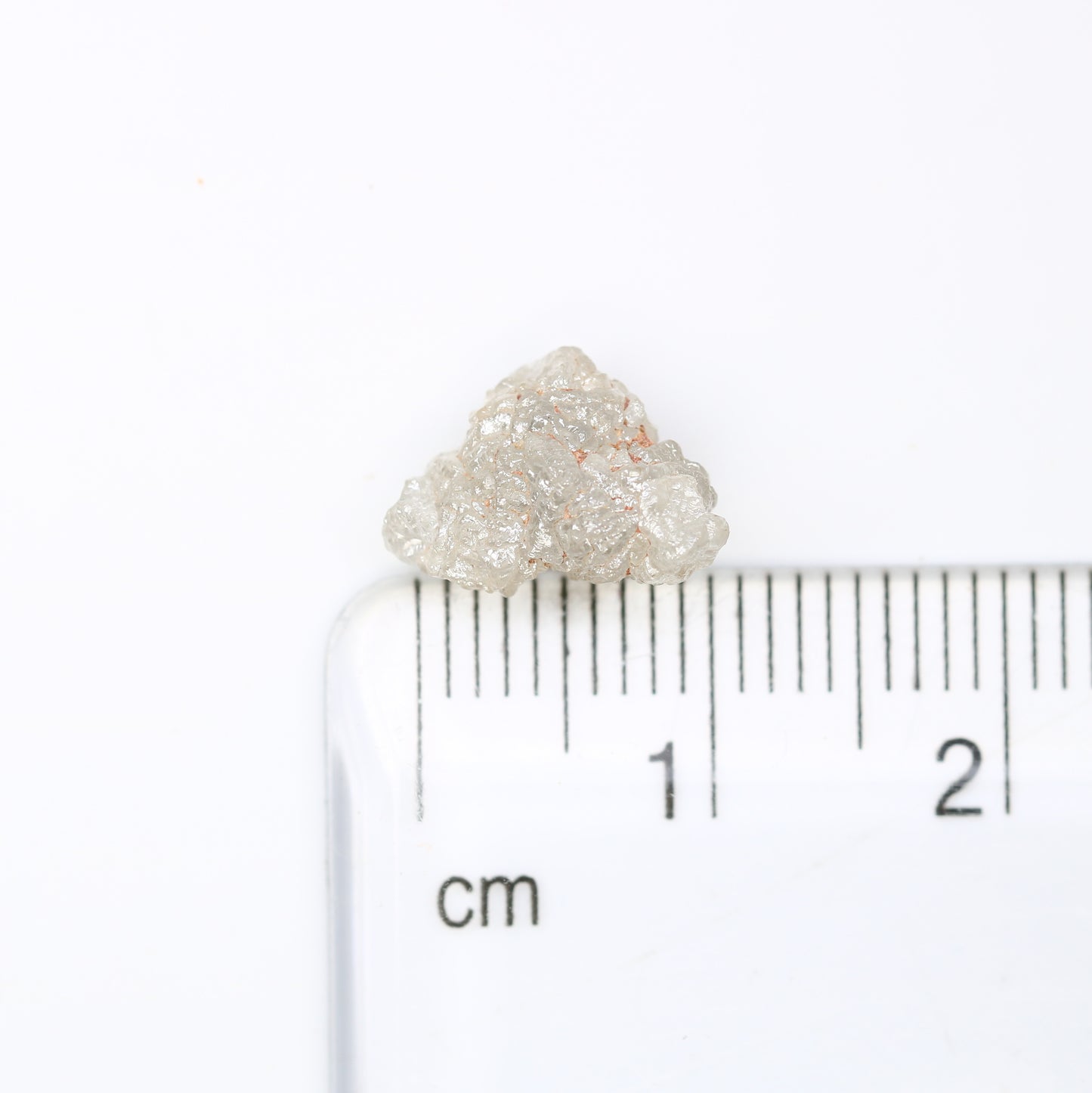 3.75 CT Uncut Irregular Shape Grey Rough Raw Diamond For Promise Ring - JayKrishna Diamond